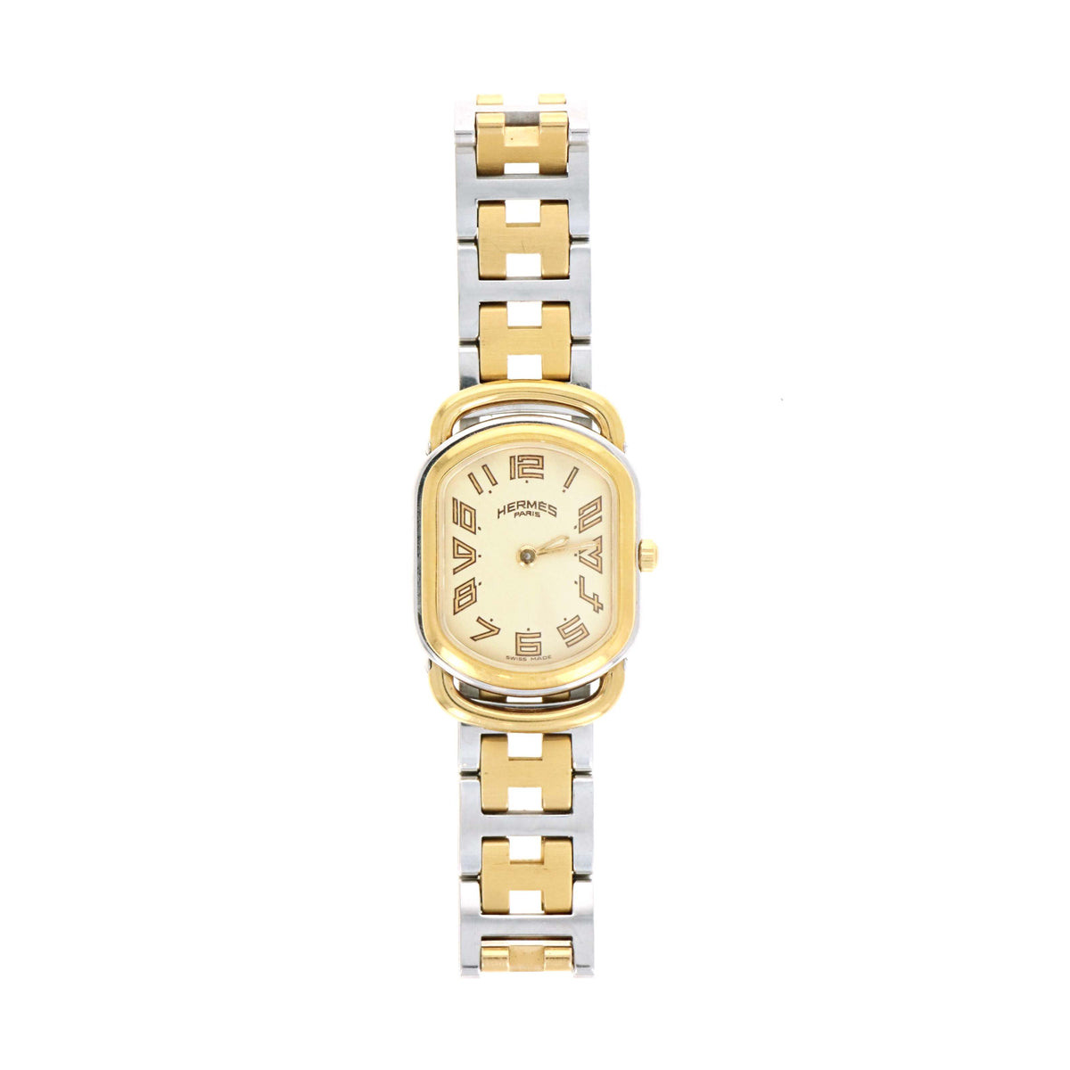 Hermes Two Tone Rallye Watch