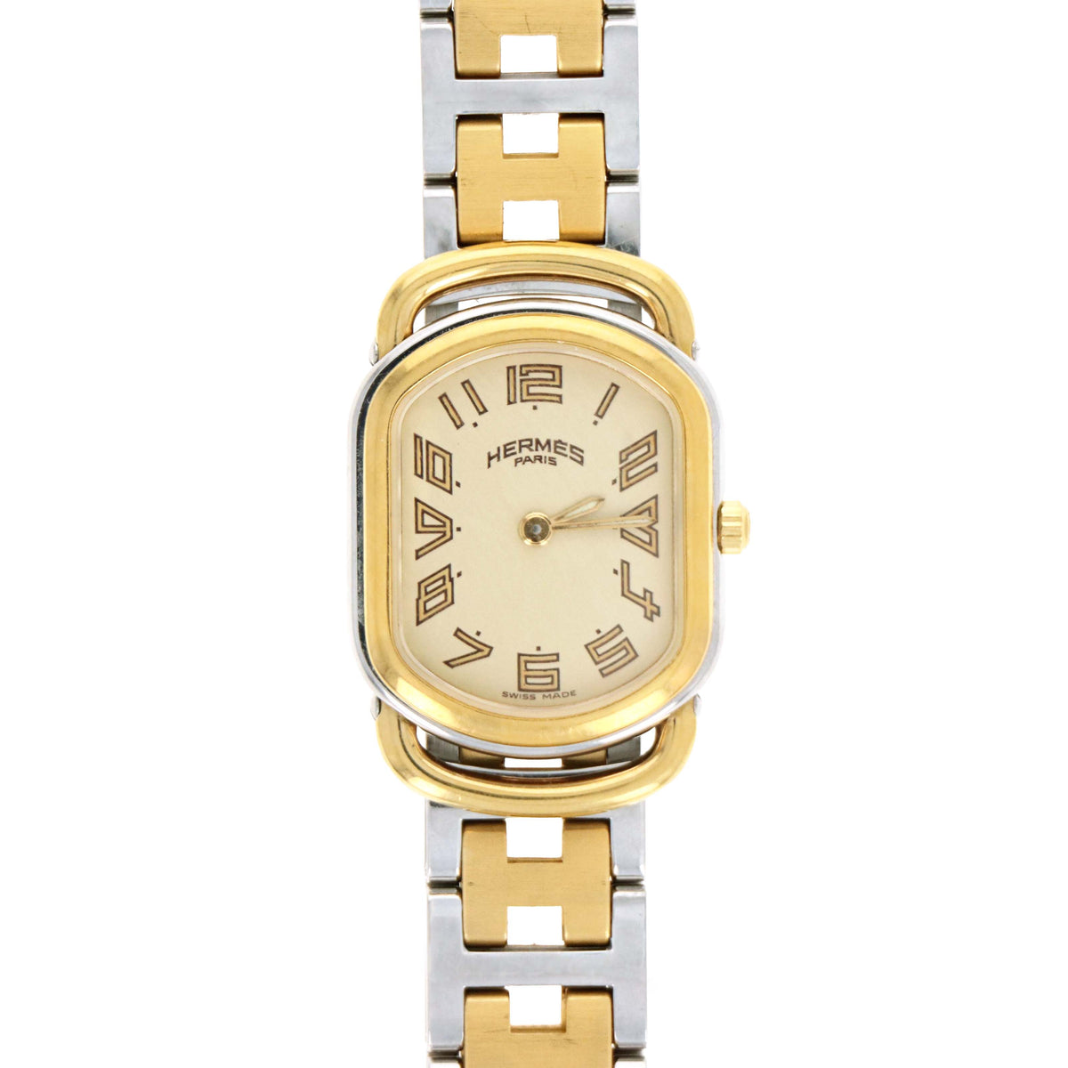 Hermes Two Tone Rallye Watch