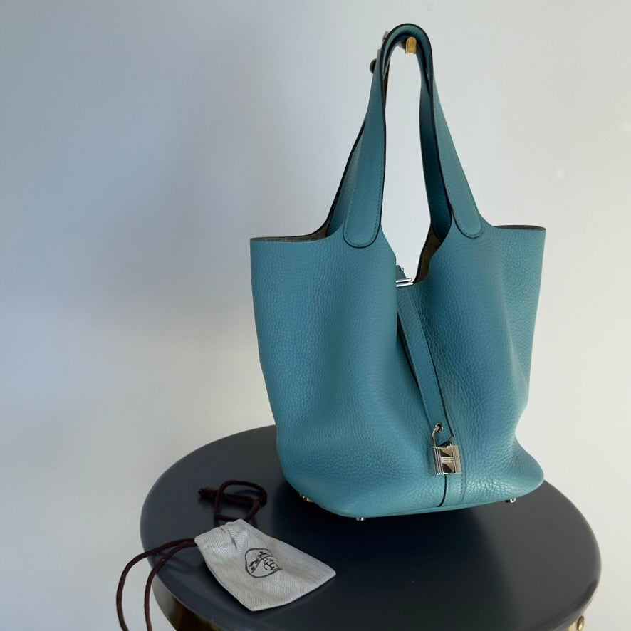 Hermes Picotin 22 Clemence Palladium Hardware - Queen May