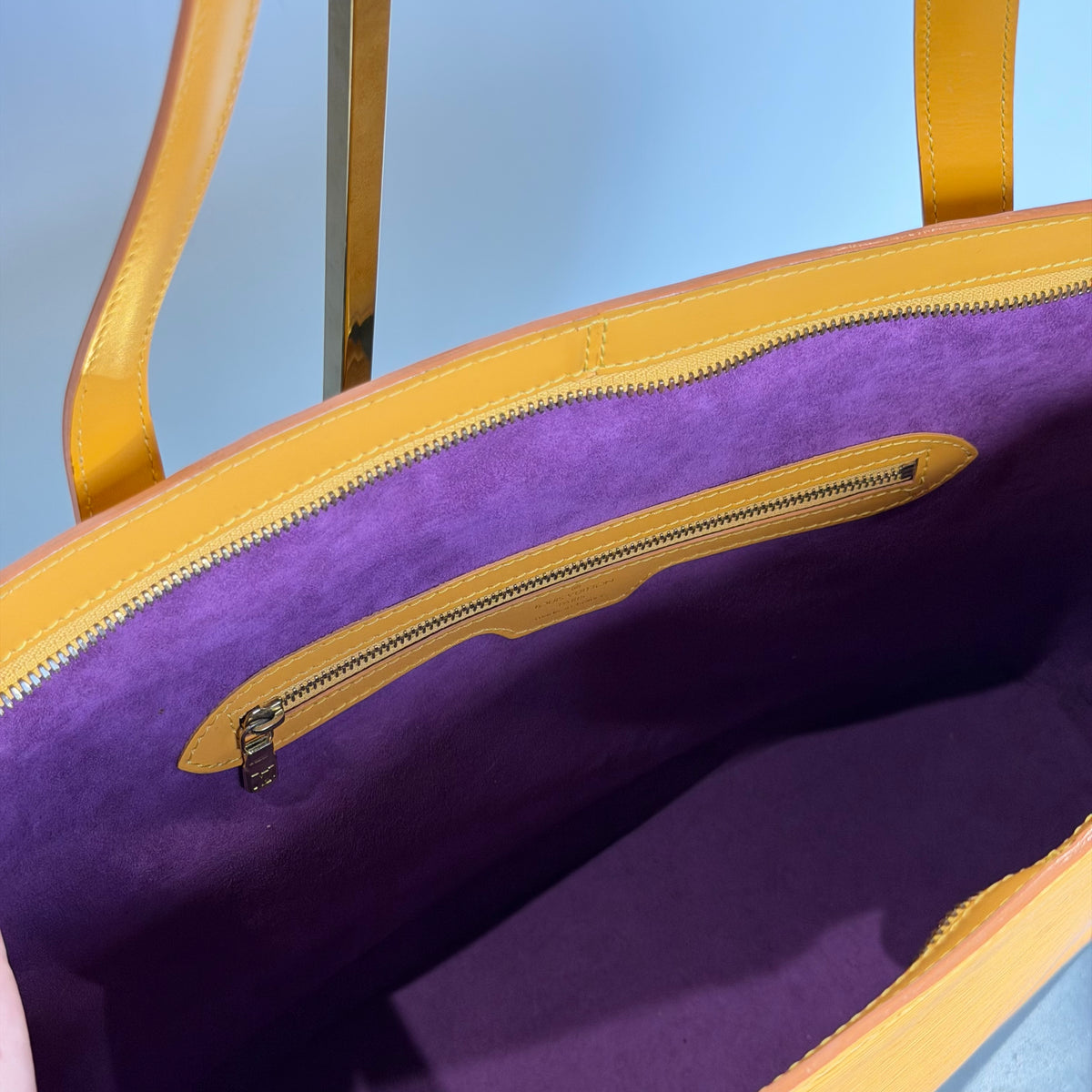 Louis Vuitton Yellow Epi Leather Lussac
