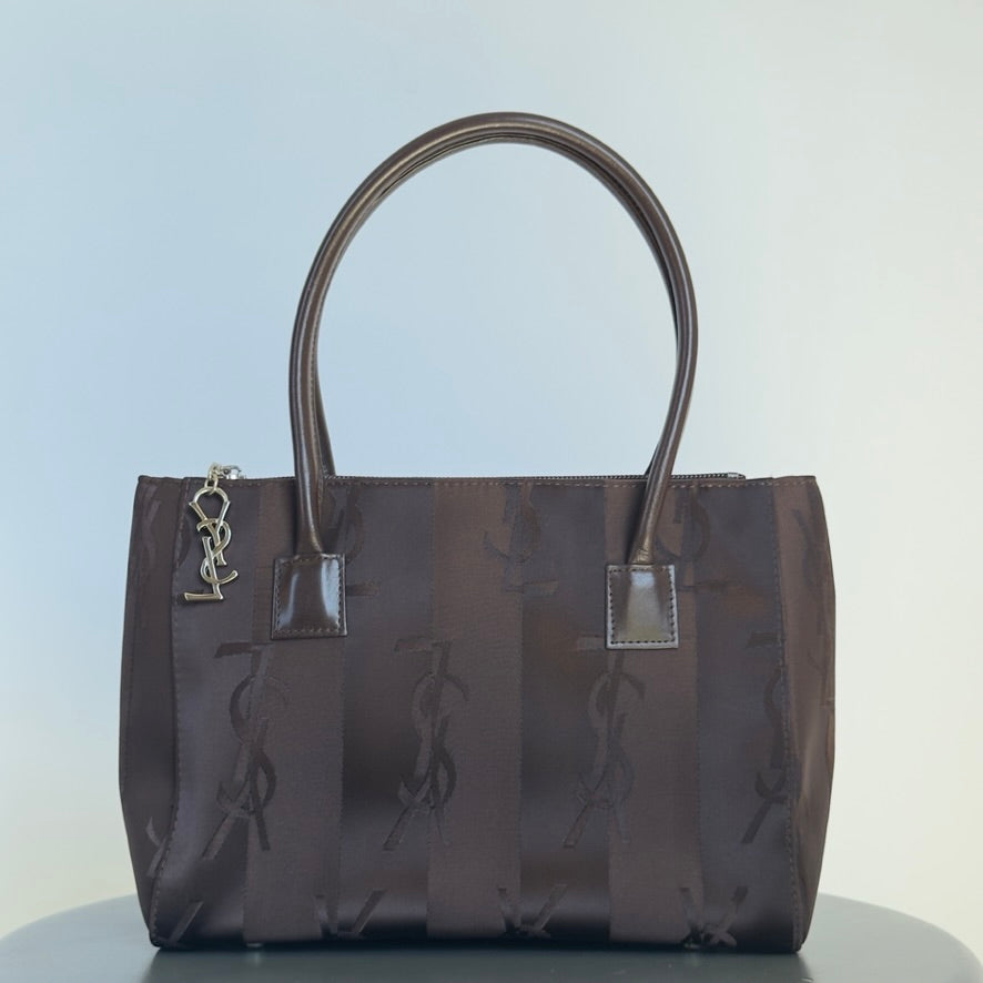 Vintage YSL Nylon Tote Bag - Queen May
