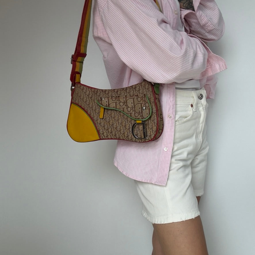 Dior Diorissimo Rasta Trotter Shoulder Bag - Queen May