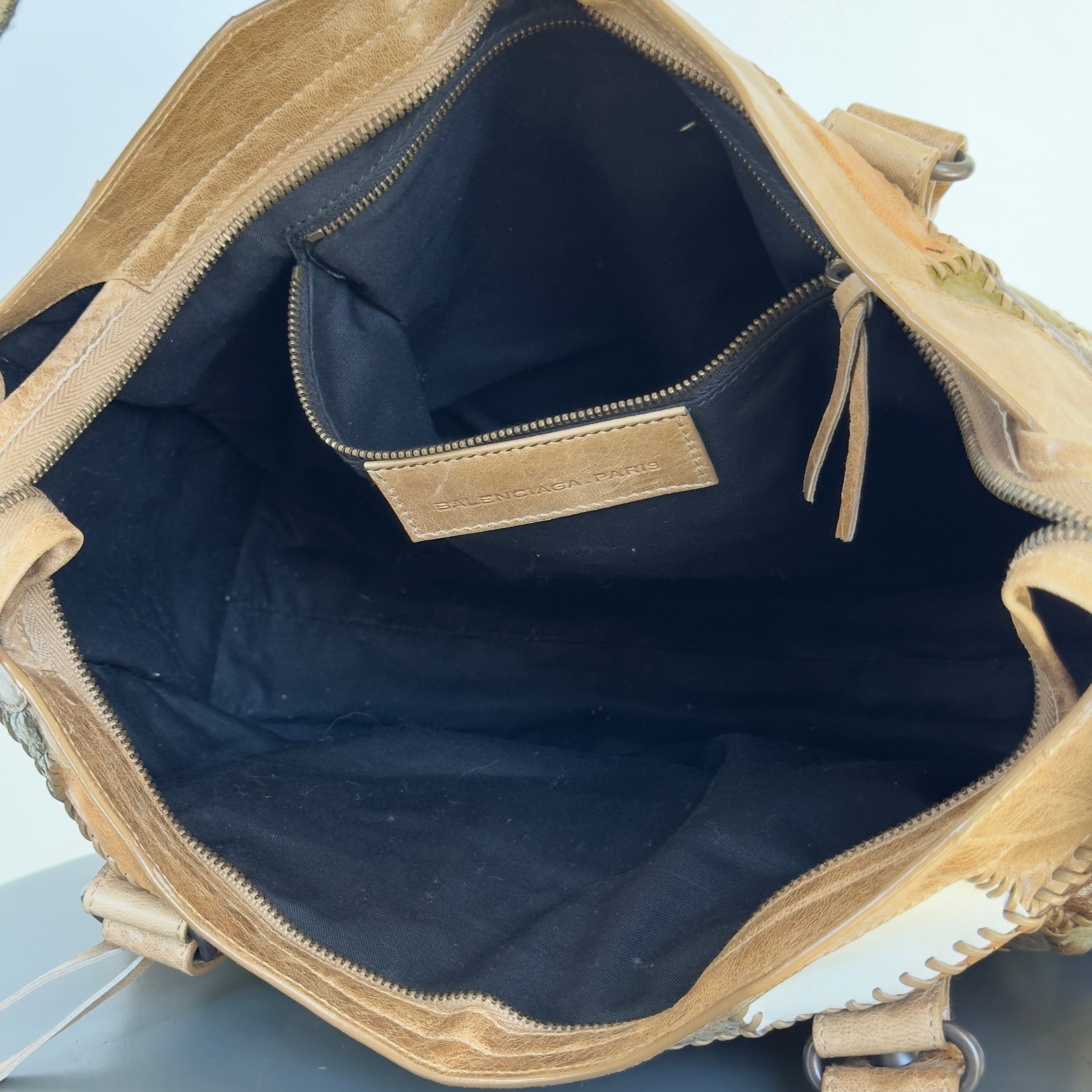 Balenciaga Agneau Patchwork City Bag - Queen May