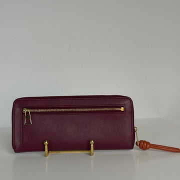 Loewe Knot Slim Leather Continental Wallet - Queen May