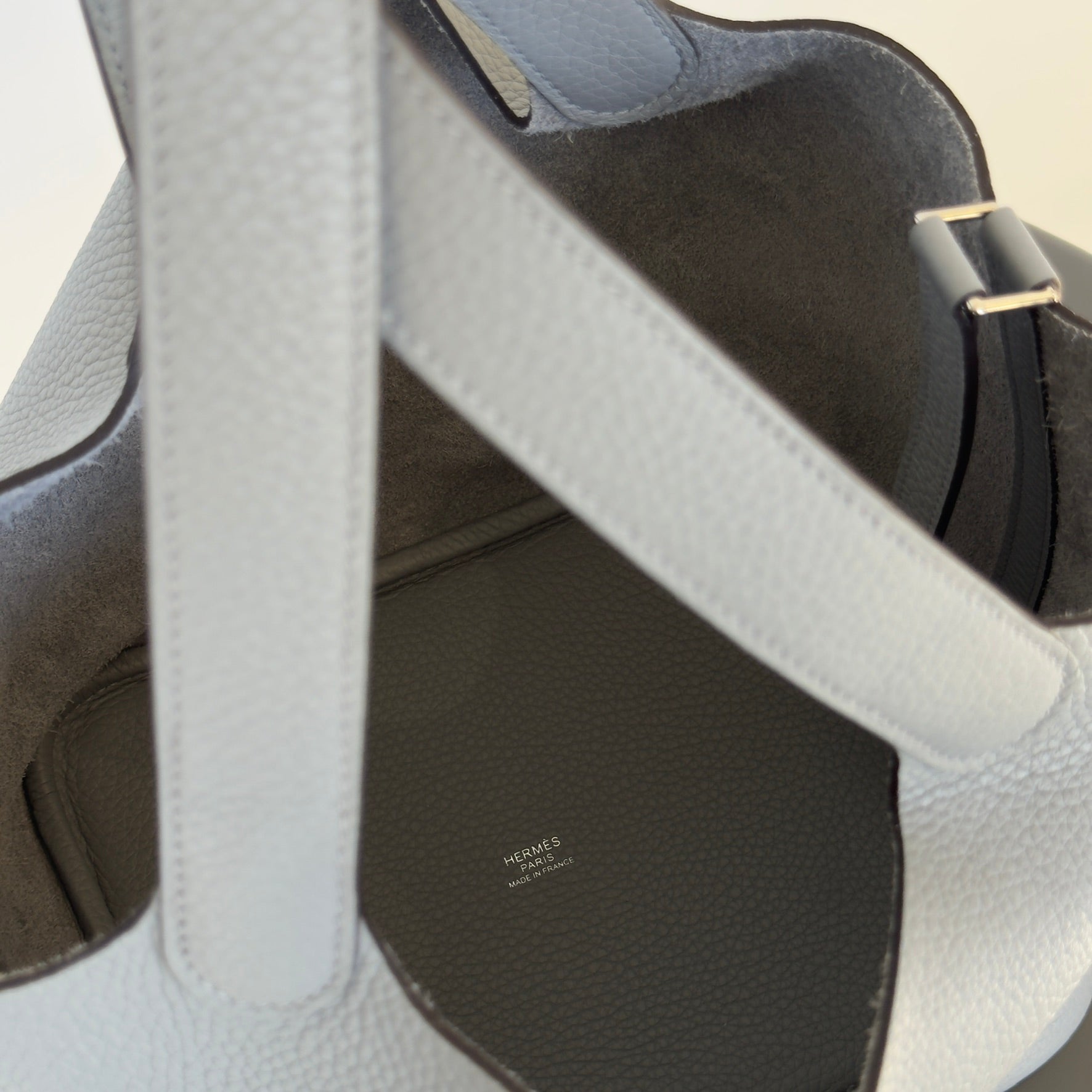 Hermes 2025 Clemence Picotin Lock 22 Gris Pantin