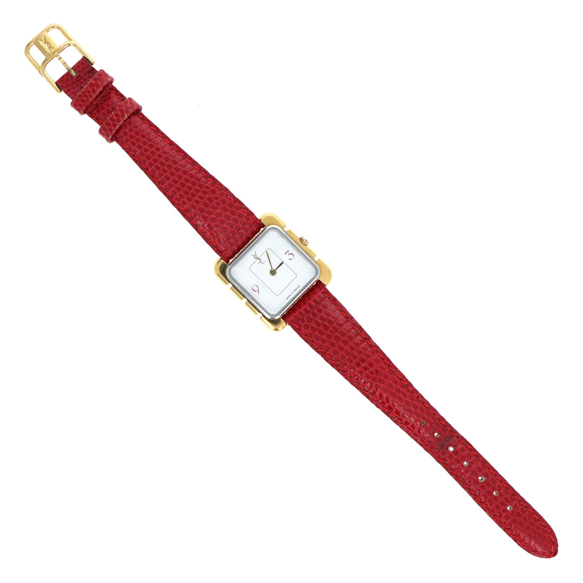 Rare Vintage Yves Saint Laurent Square Case Women's Watch. "Made In France" - Queen May