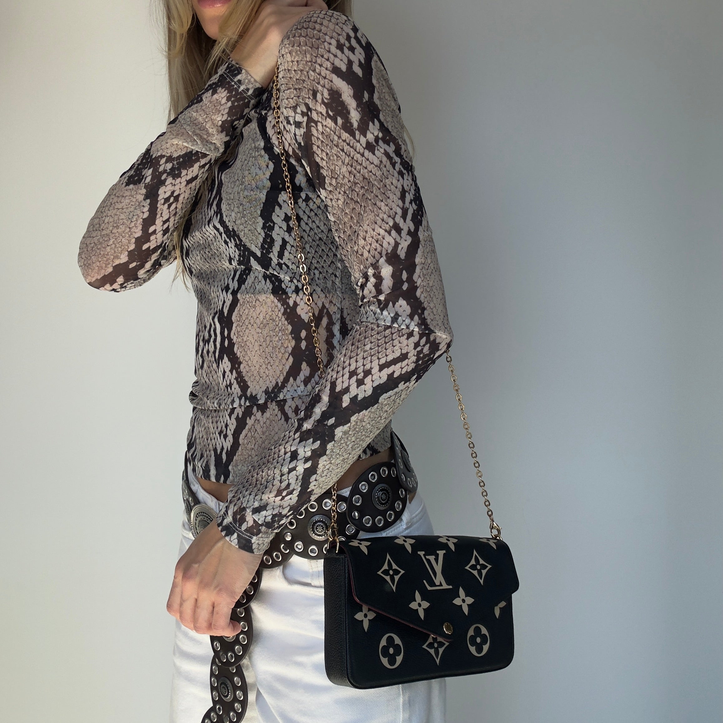 Louis Vuitton Felicie Pochette Black