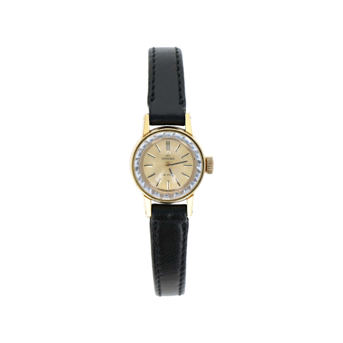 Rare Vintage Omega De Ville Facetted Crystal Cocktail Watch. C. 1970 - Queen May