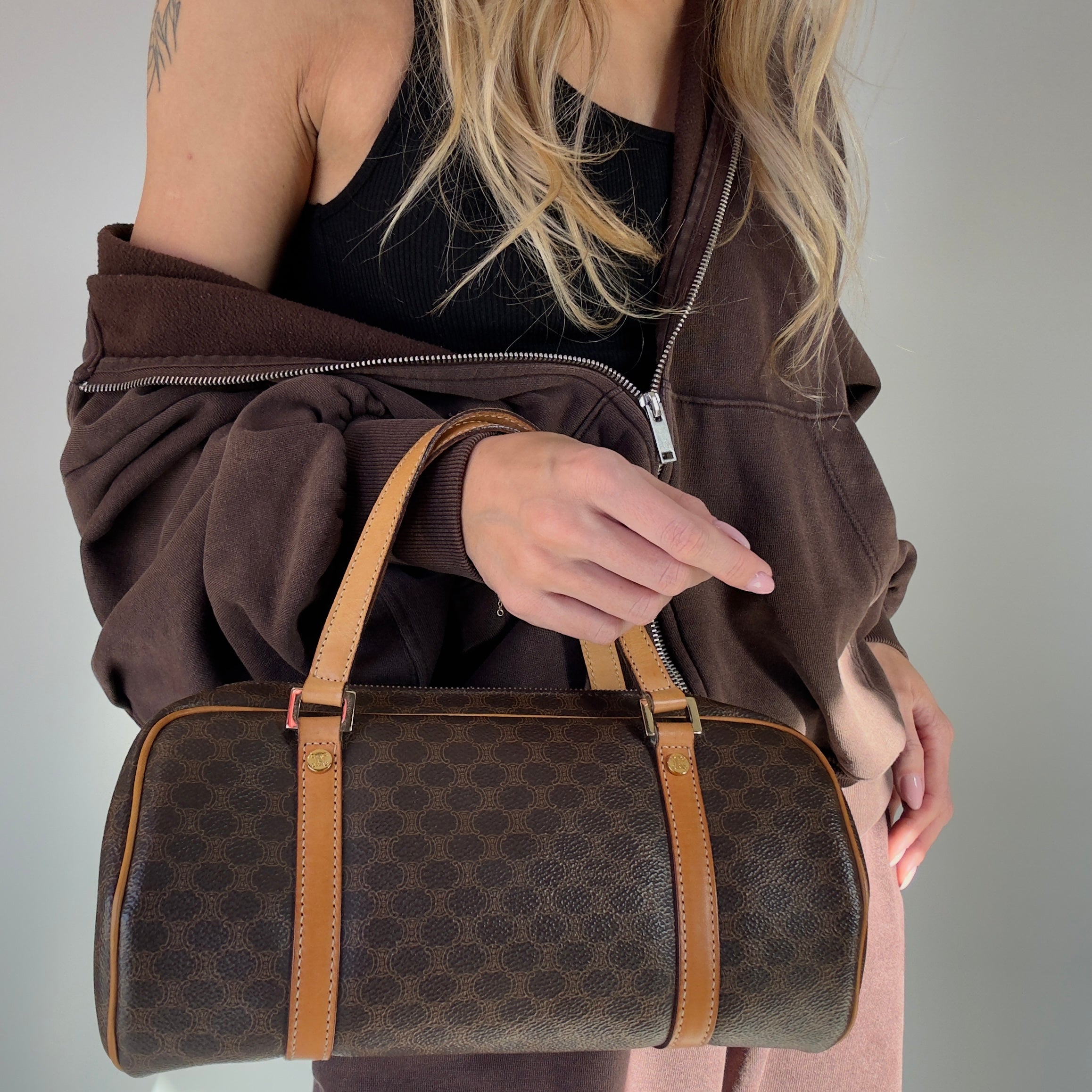 Celine Mini Boston Macadam Bag - Queen May