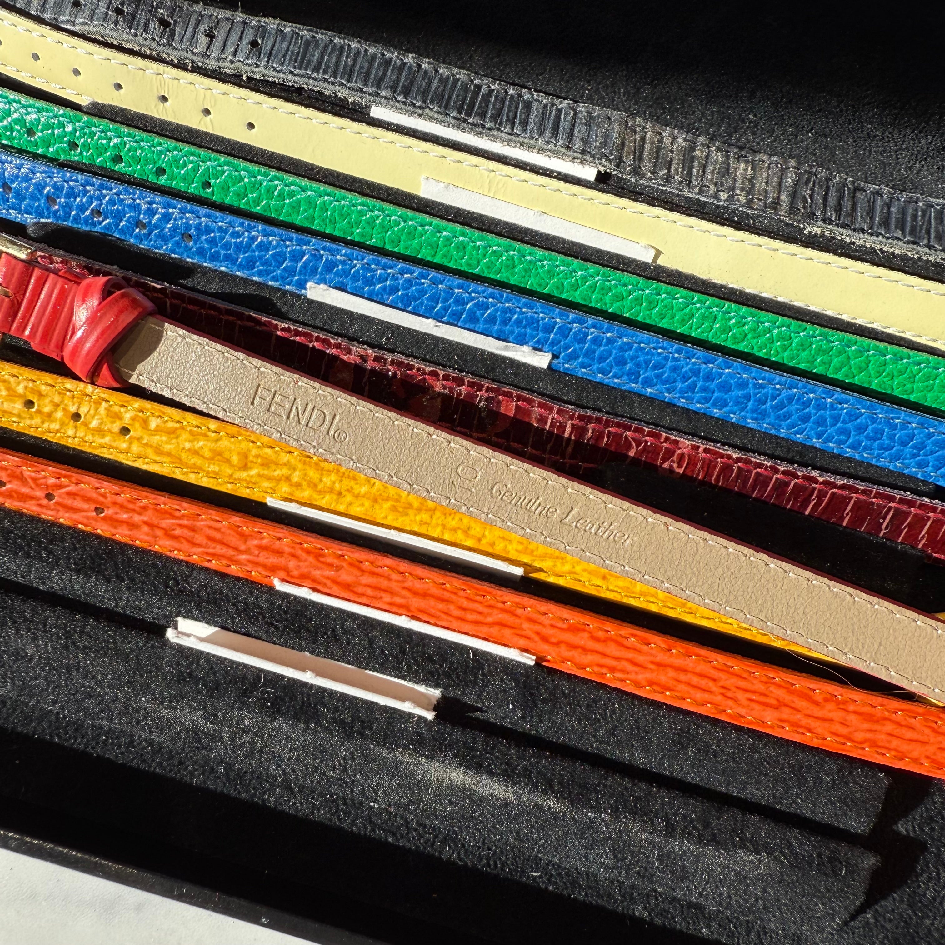 Fendi 640L Chameleon Watch With Eight Interchangeable Straps - Queen May