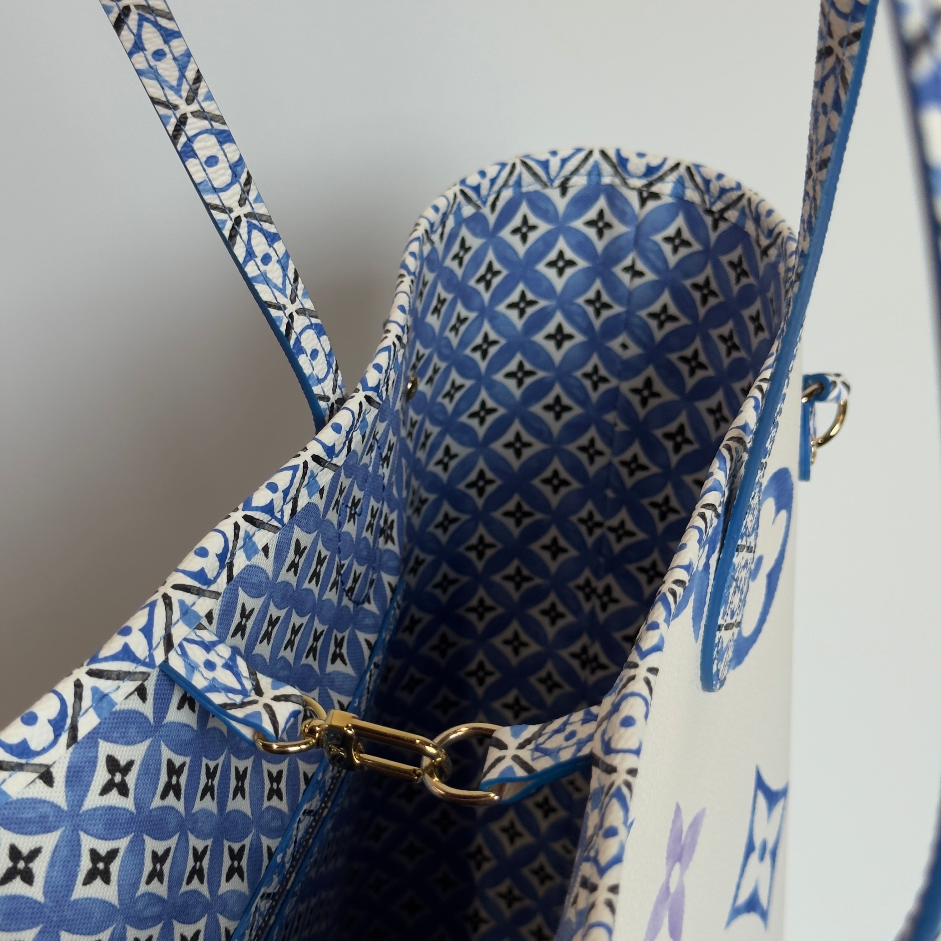Louis Vuitton By the Pool Neverfull with Pouch