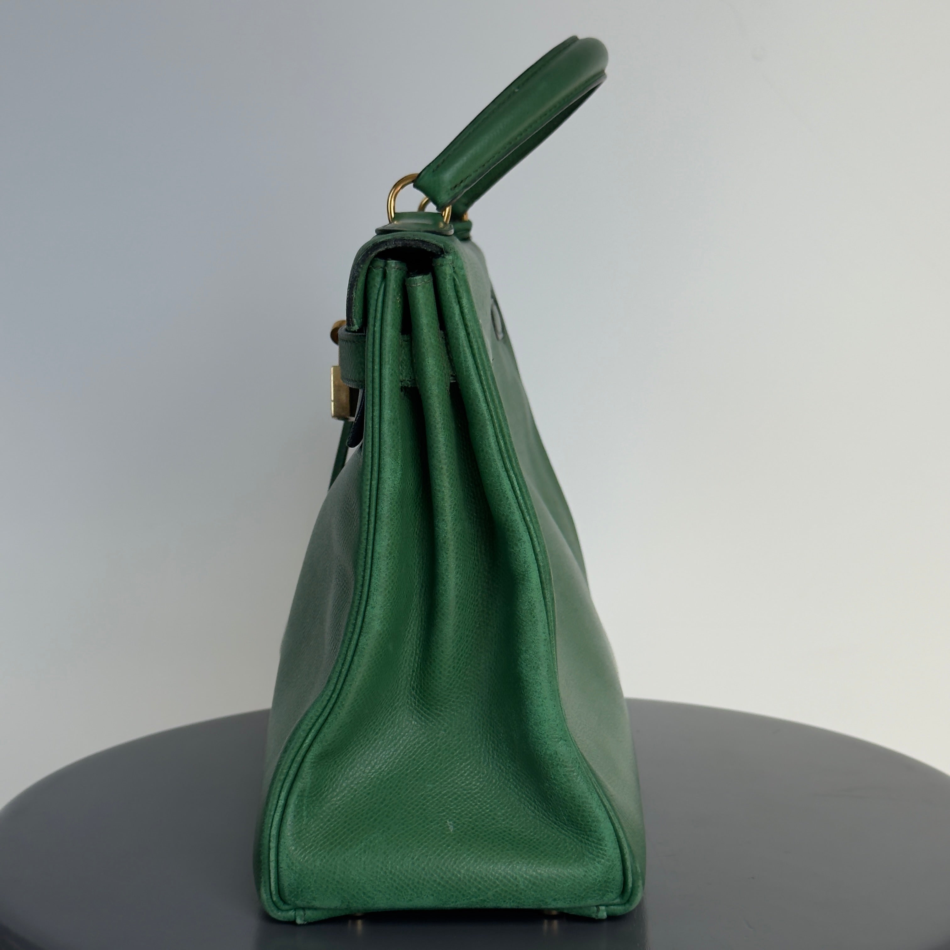 Vintage Hermes Kelly 32 Courchevel Leather 1994 - Queen May