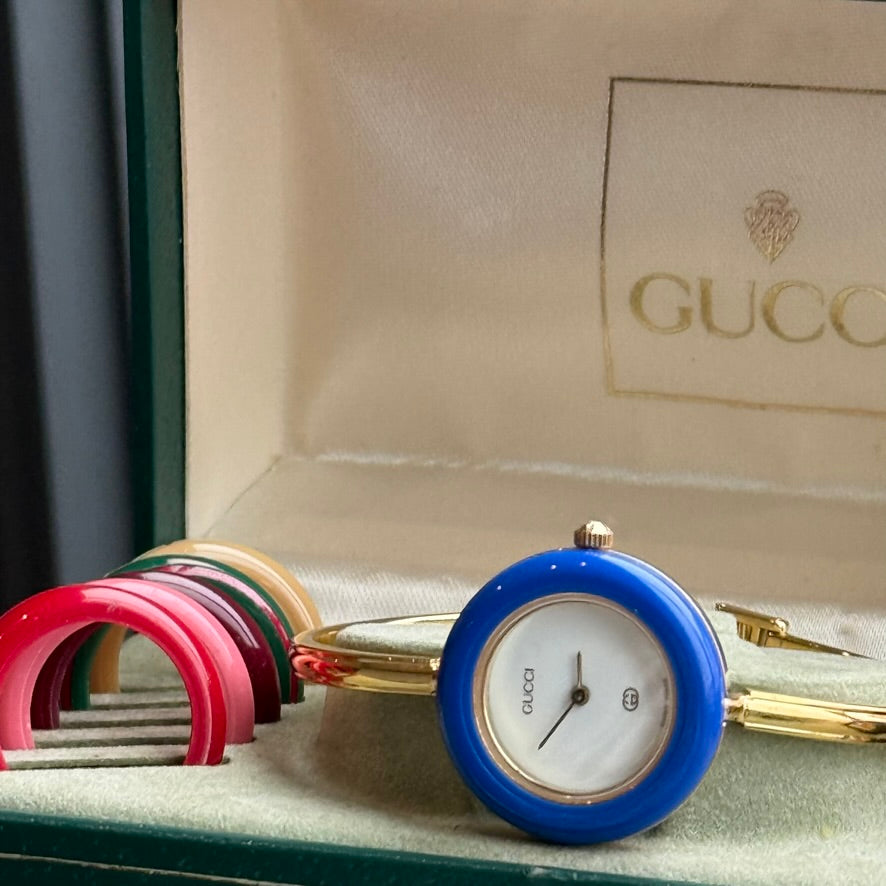 Vintage Gucci Bezel Watch - Queen May