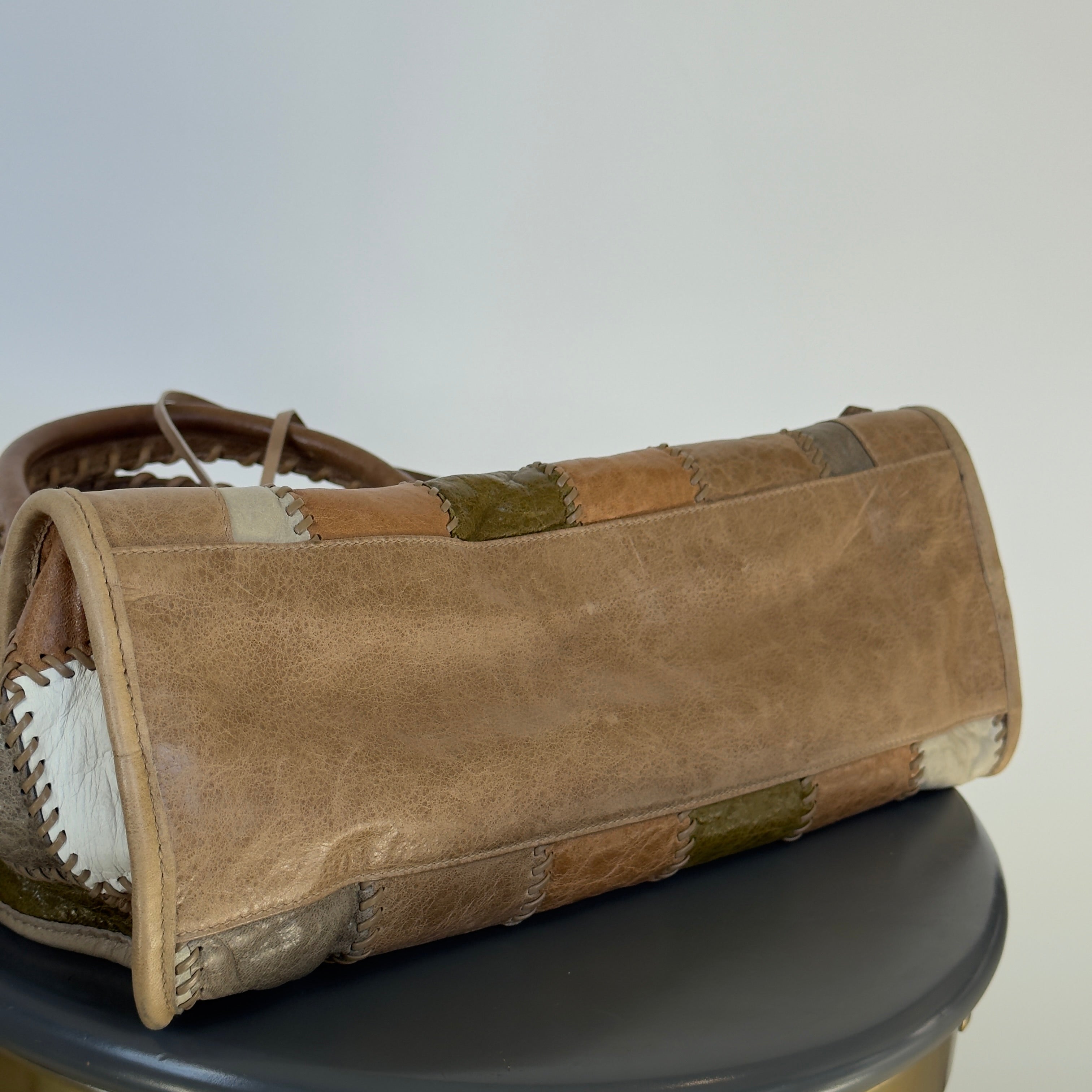 Balenciaga Agneau Patchwork City Bag - Queen May