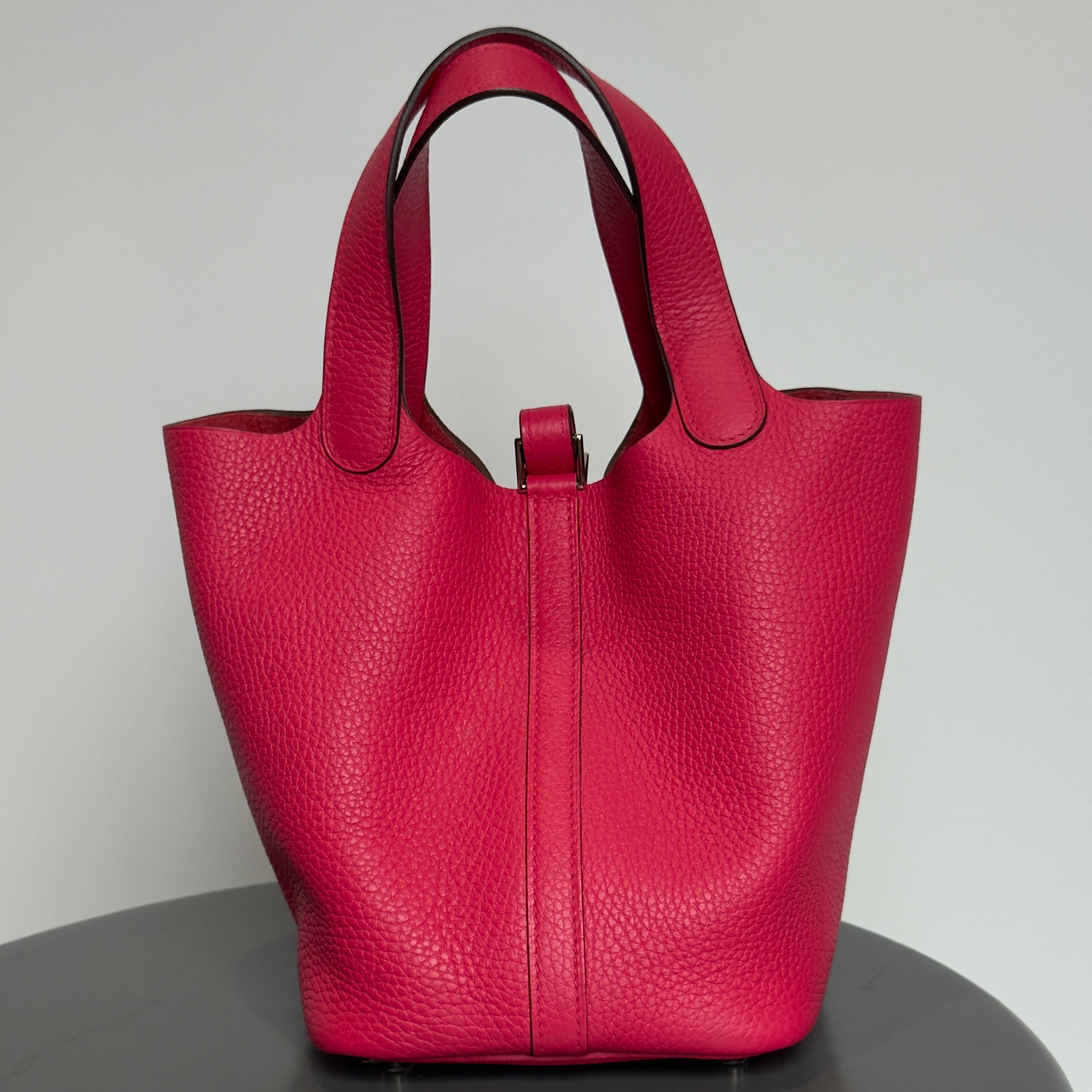 Hermes Picotin 18 Rose Extreme Clemence 2019