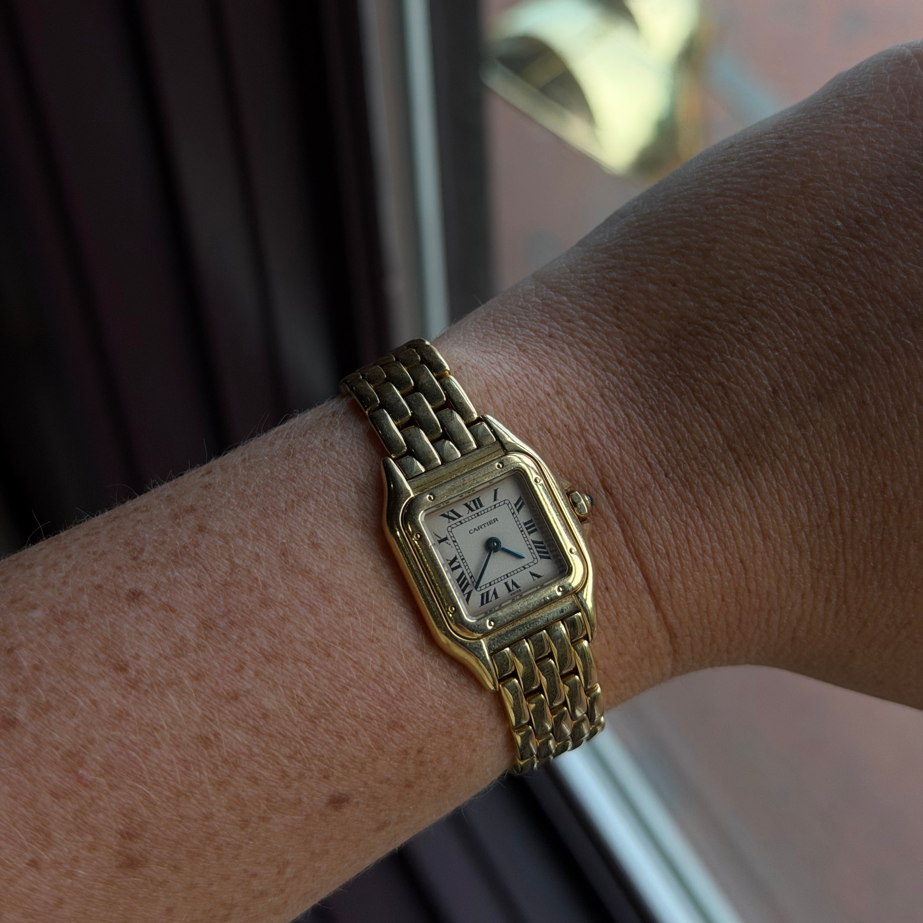 Cartier Panthere 18K Yellow Gold Small Ladies Watch 22MM Reference 8057917