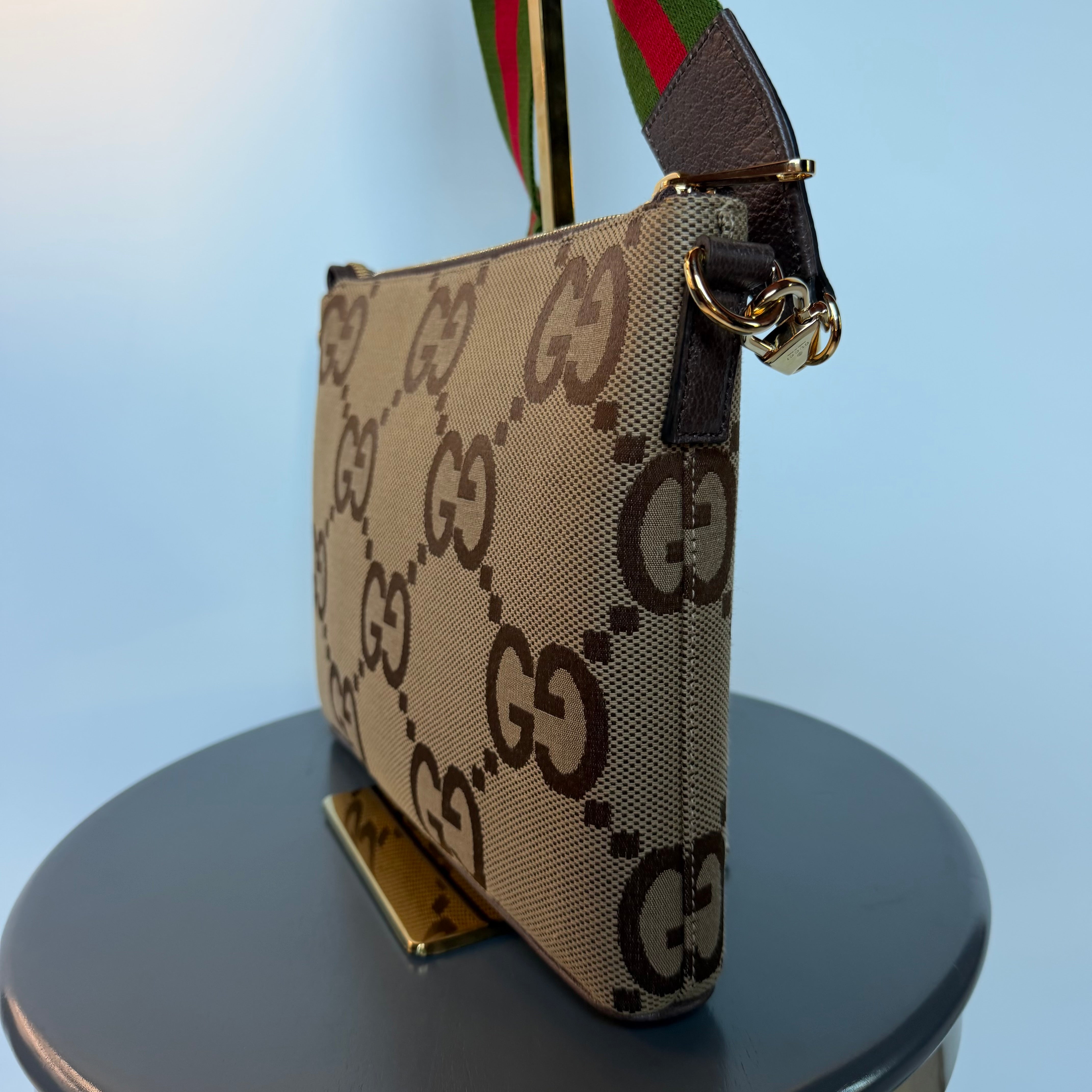 Gucci Web Shoulder Bag Jumbo