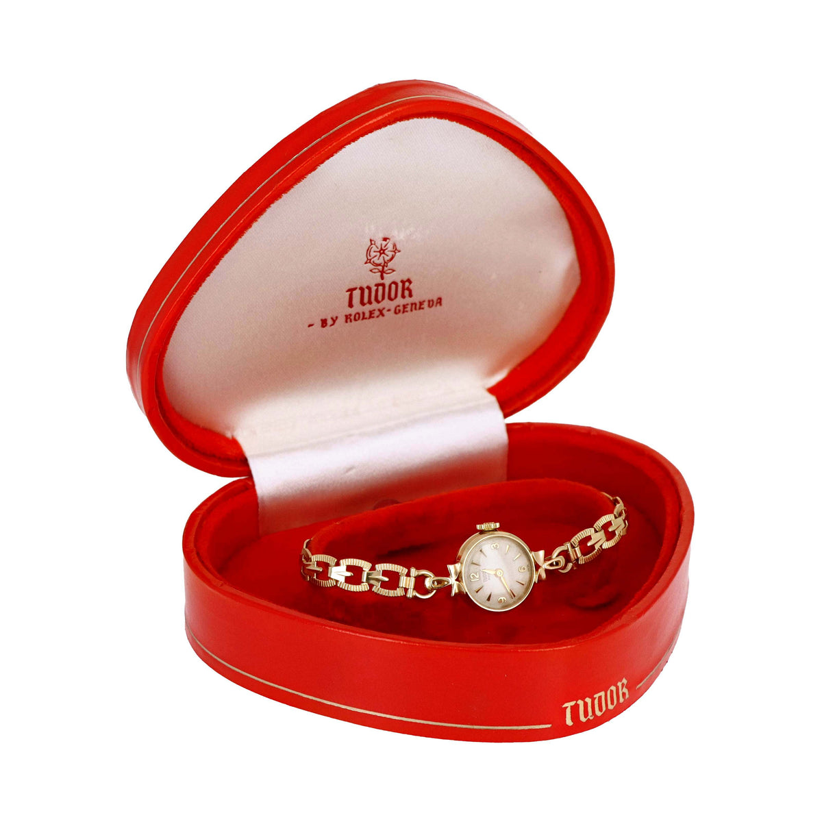 Vintage Rolex Tudor Royal 9CT Yellow Gold c.1960’s Mechanical Movement Watch With Original Box & Papers - Queen May