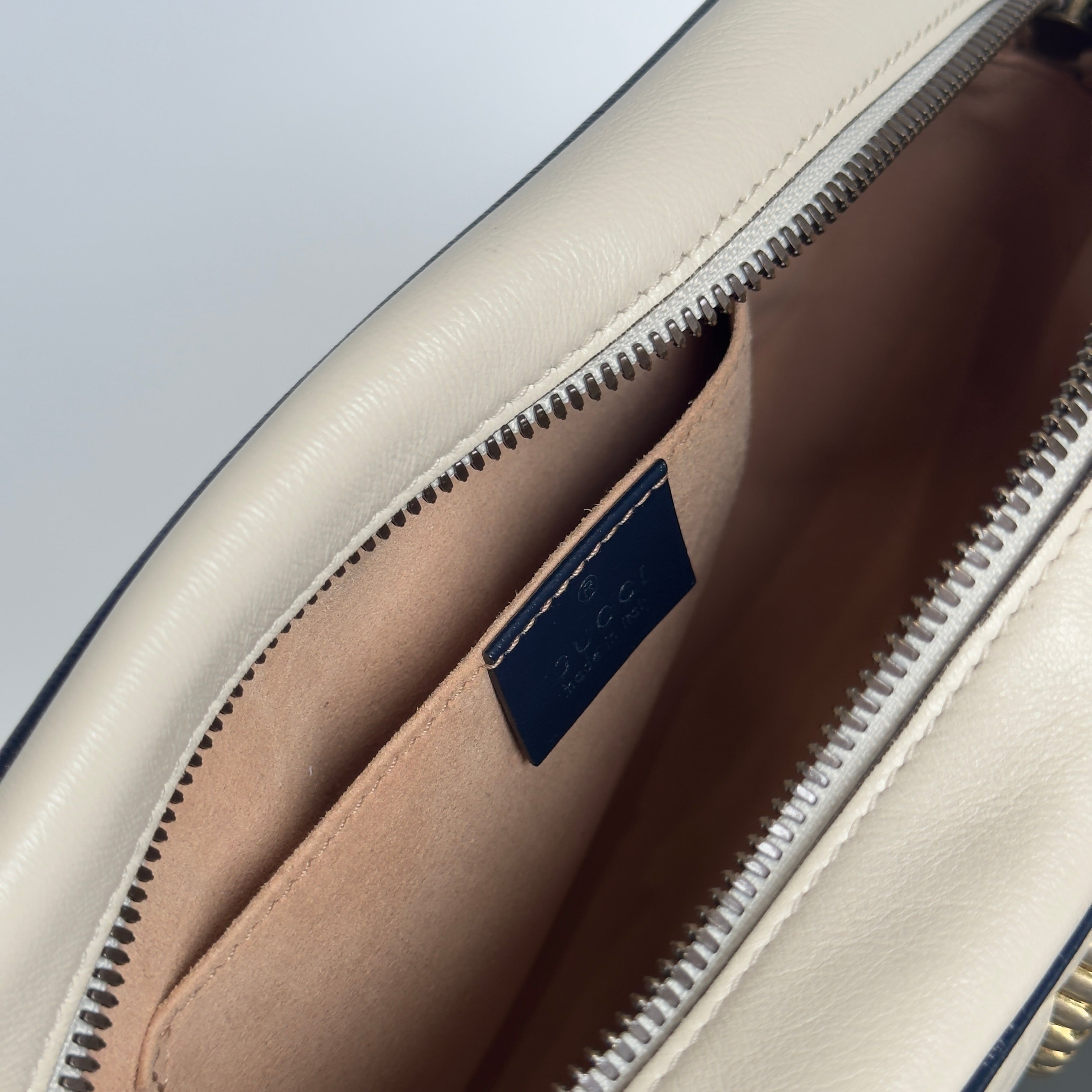 Gucci Double G Marmont Small Cream - Queen May