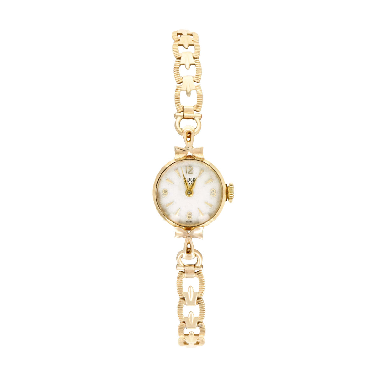 Vintage Rolex Tudor Royal 9CT Yellow Gold c.1960’s Mechanical Movement Watch With Original Box & Papers - Queen May