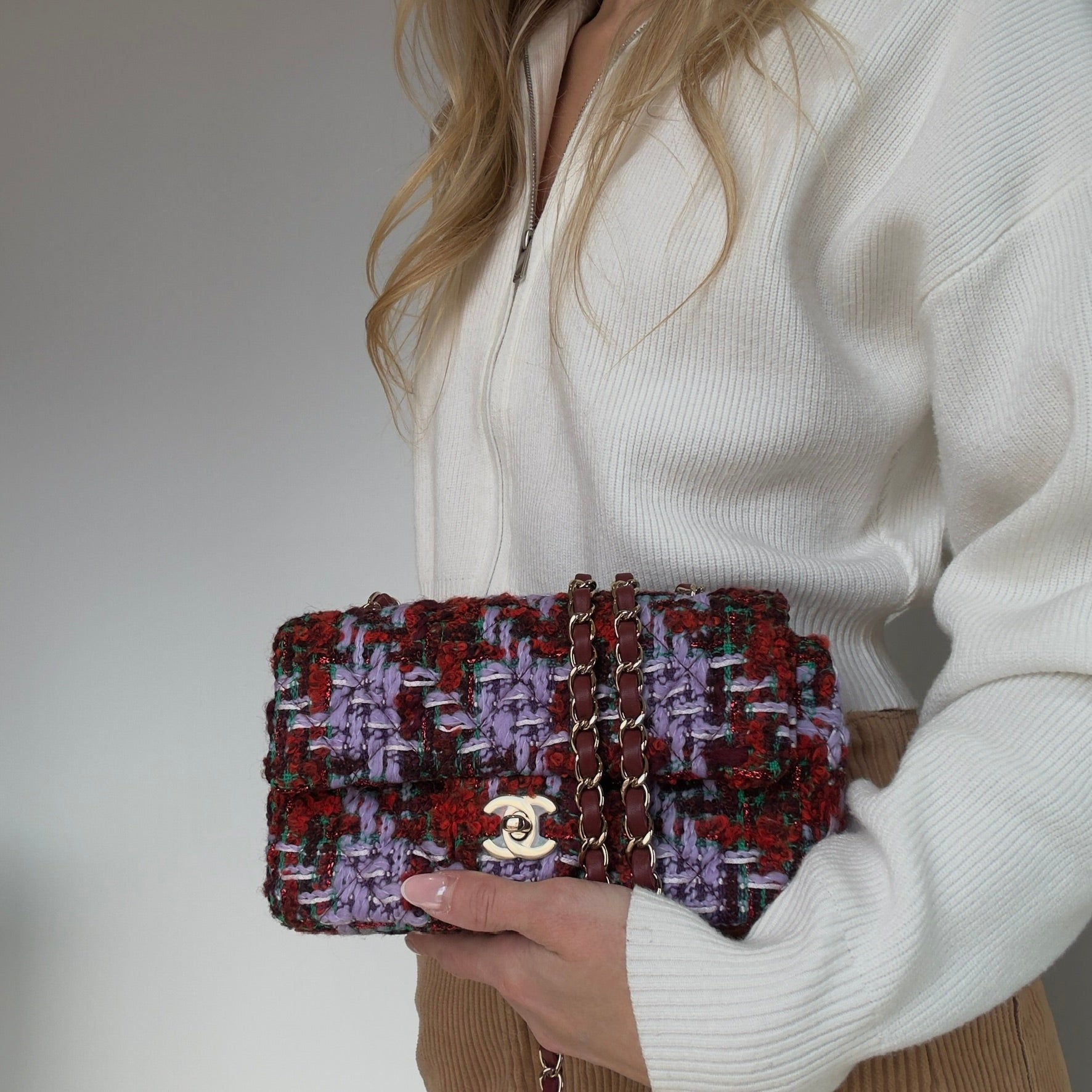 Chanel Classic Rectangular Mini Tweed Single Flap - Queen May