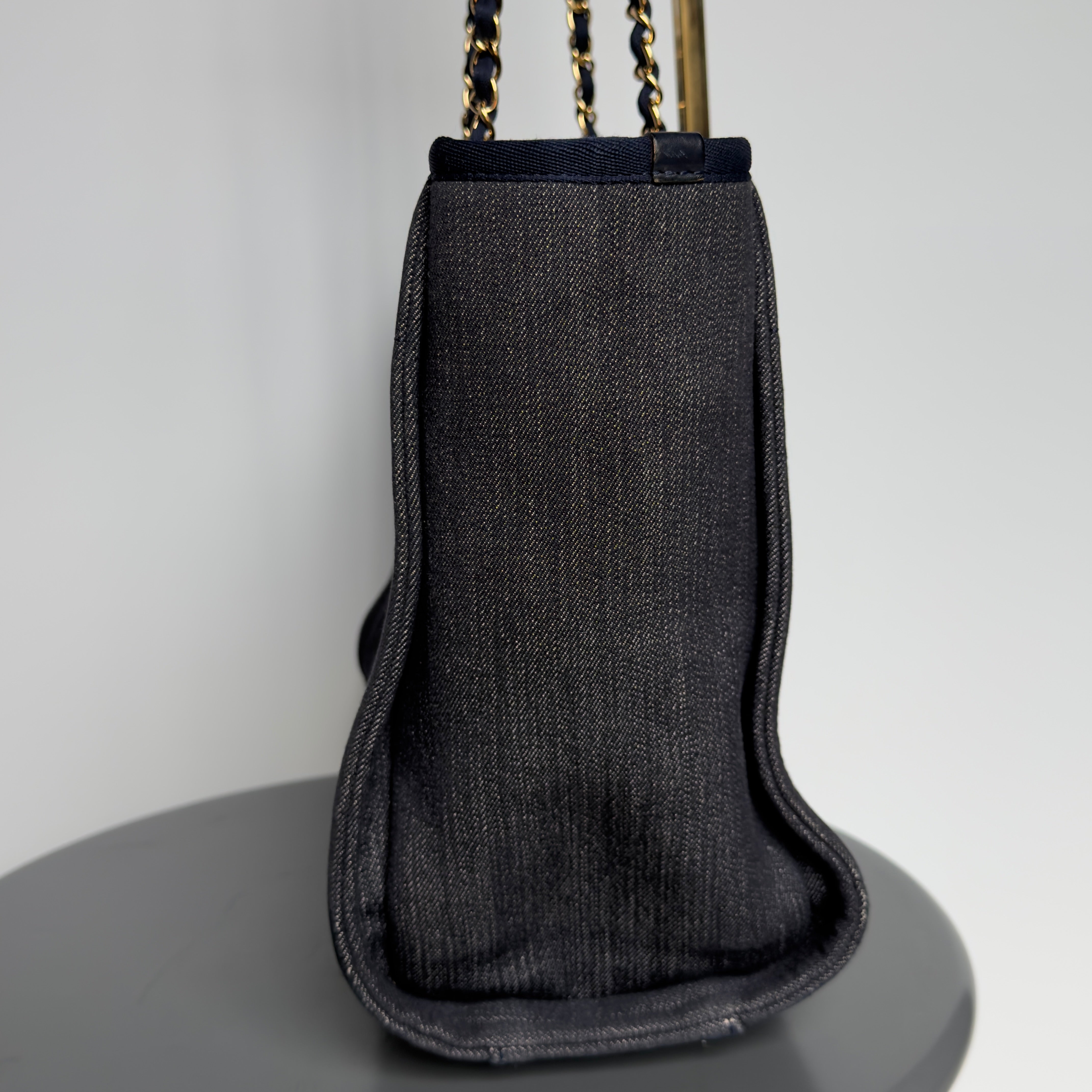 Chanel Deauville Tote Denim Small