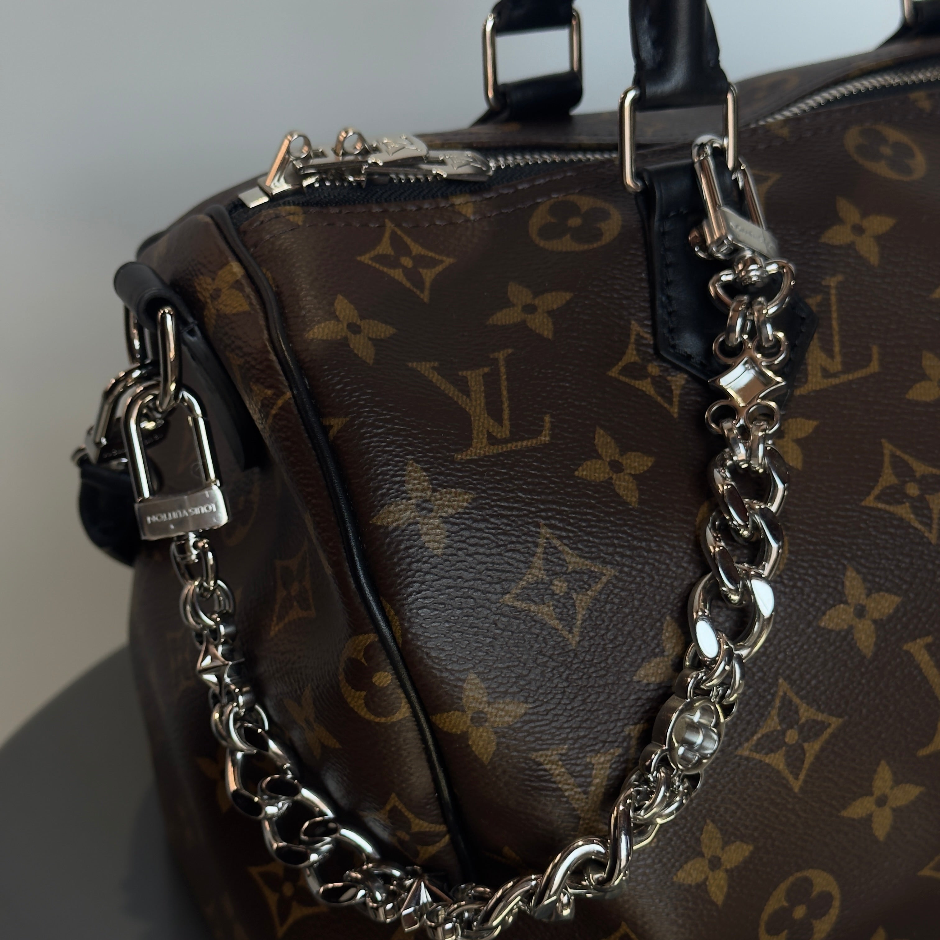Louis Vuitton Monogram Dark Speedy Soft Speedy 30