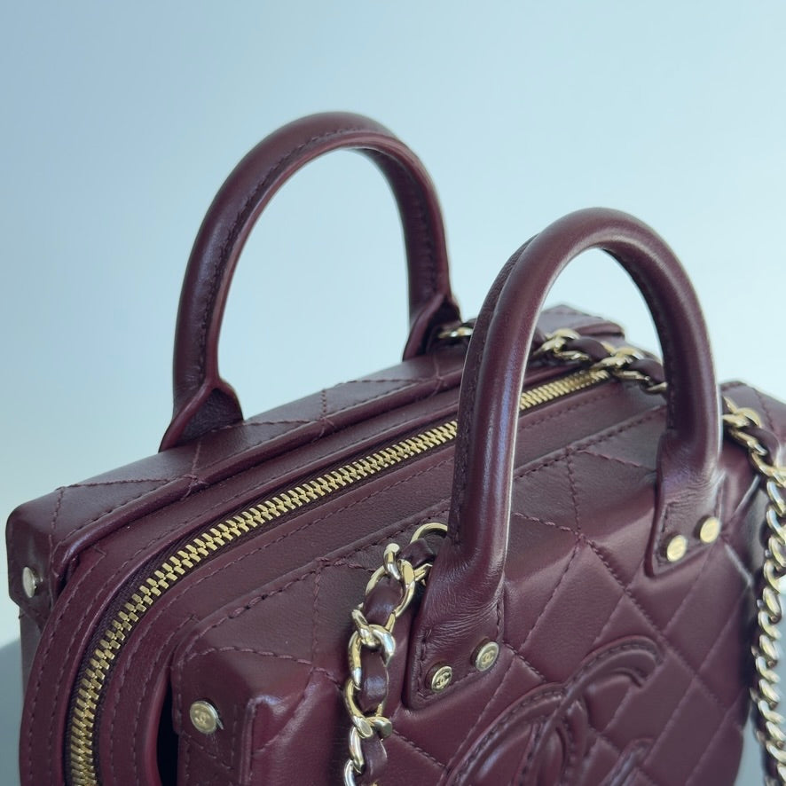 Chanel Quilted CC Vanity Case - Queen May