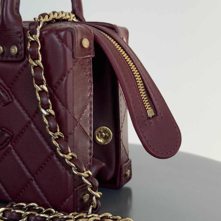 Chanel Quilted CC Vanity Case - Queen May