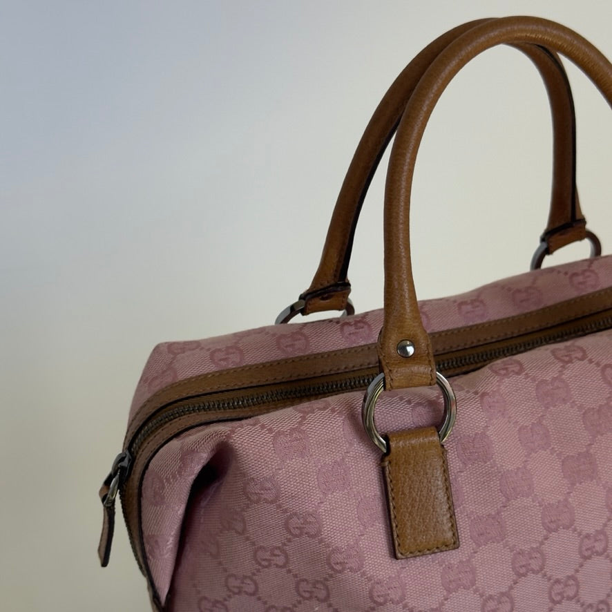 Gucci Canvas Boston Bag - Queen May