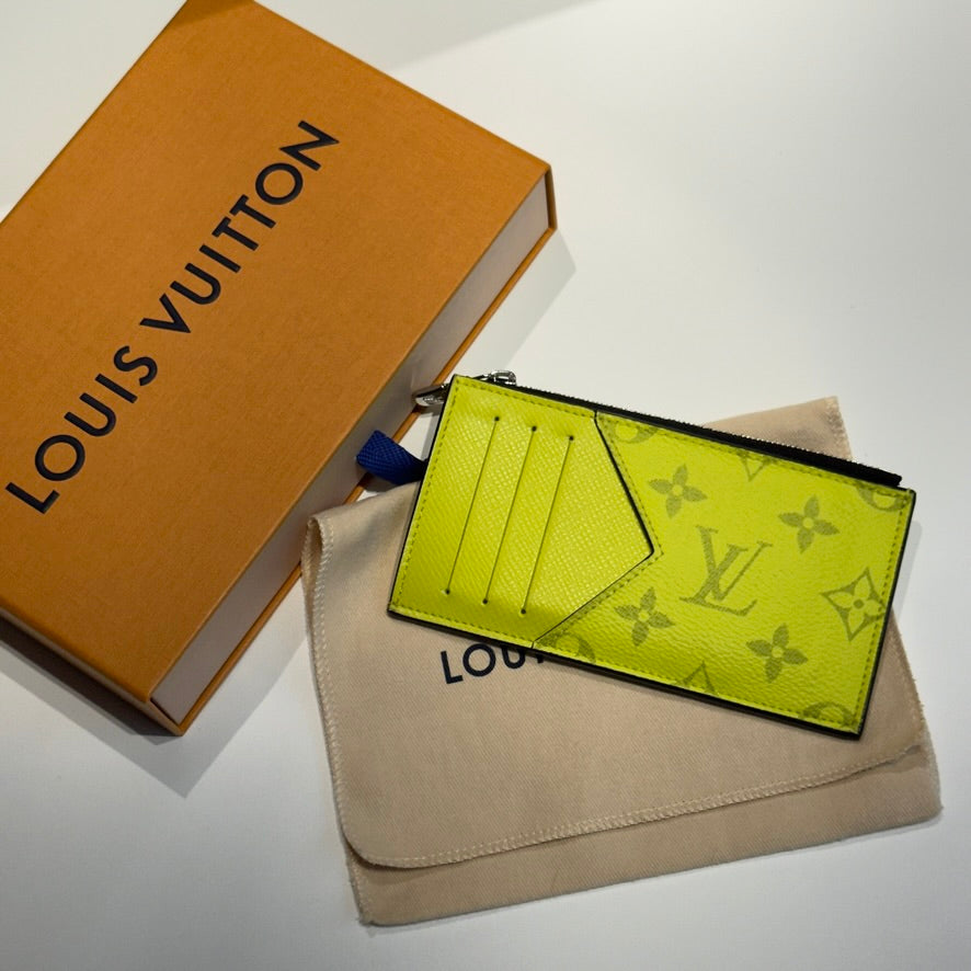 Louis Vuitton Monogram Taigarama Card Holder - Queen May