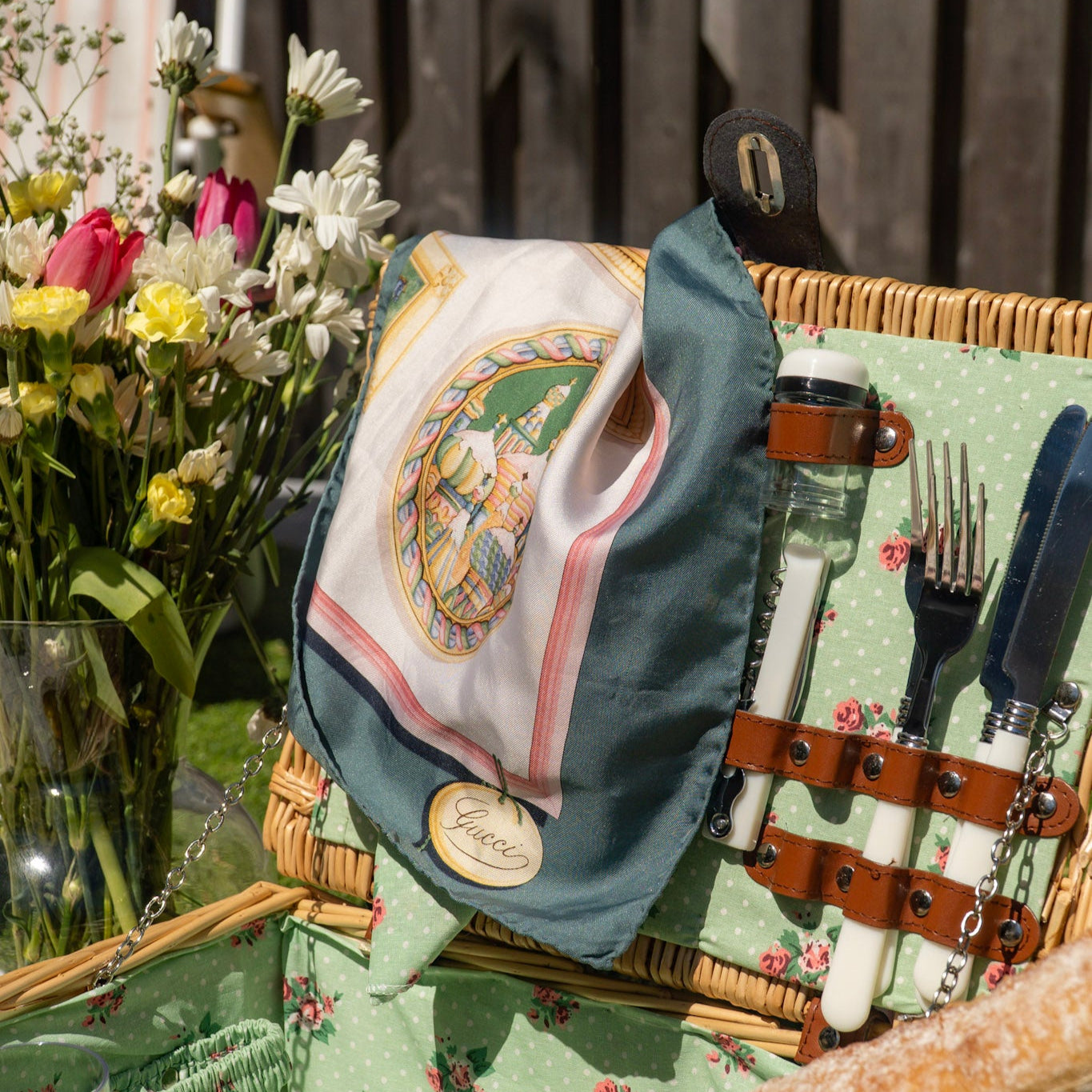 Vintage Gucci Scarf - Queen May