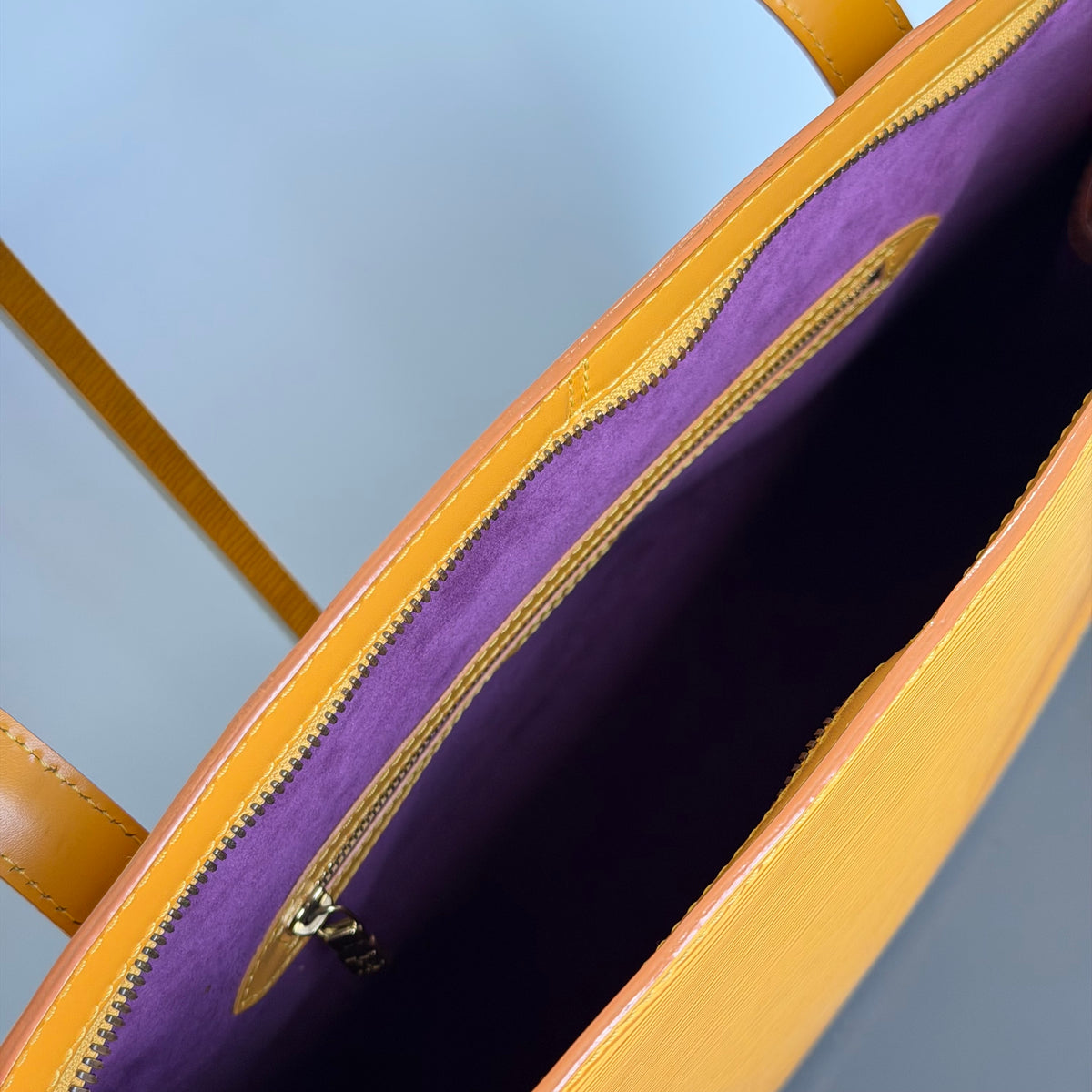 Louis Vuitton Yellow Epi Leather Lussac