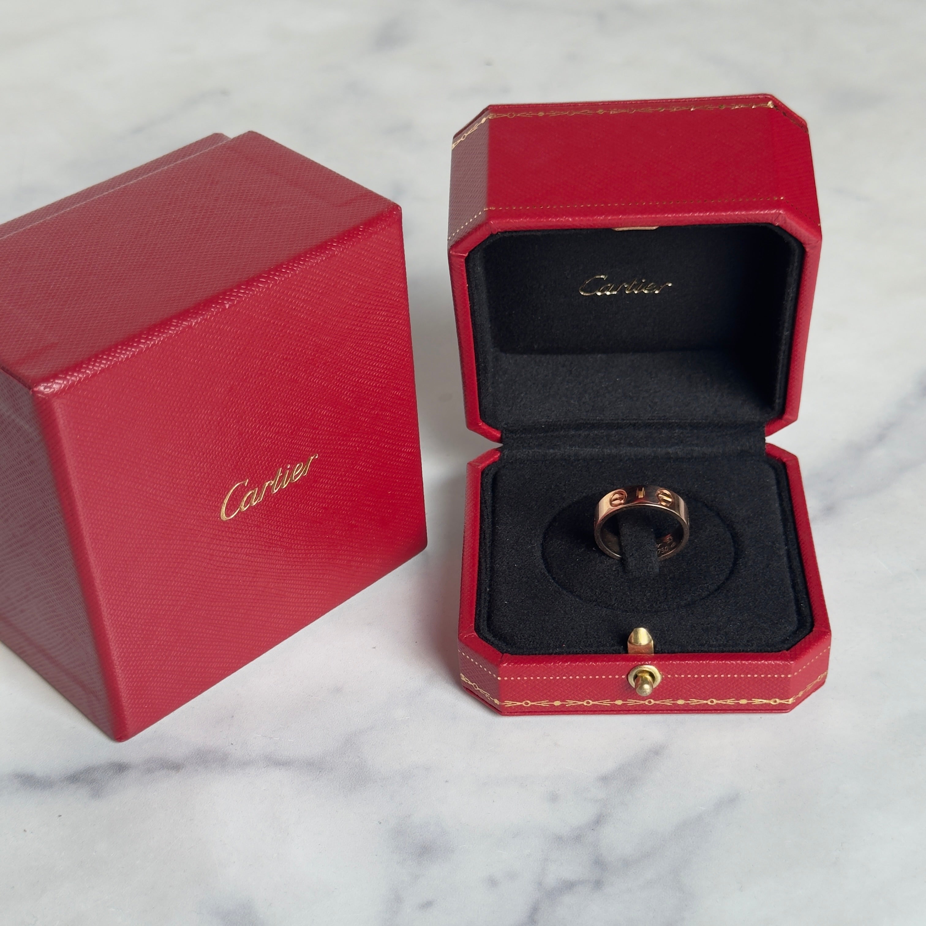 Cartier 18K Rose Gold Love Ring - Queen May