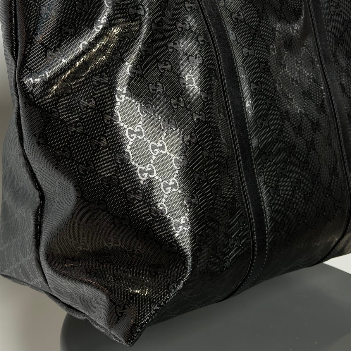 Gucci Black Imprime Tote Bag