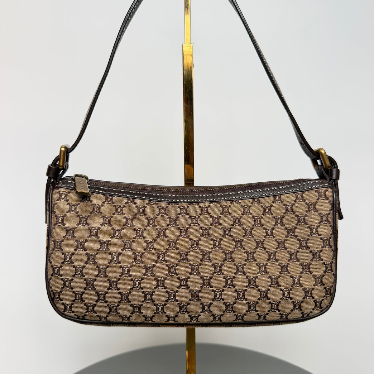 Celine Macadam Canvas Shoulder Bag