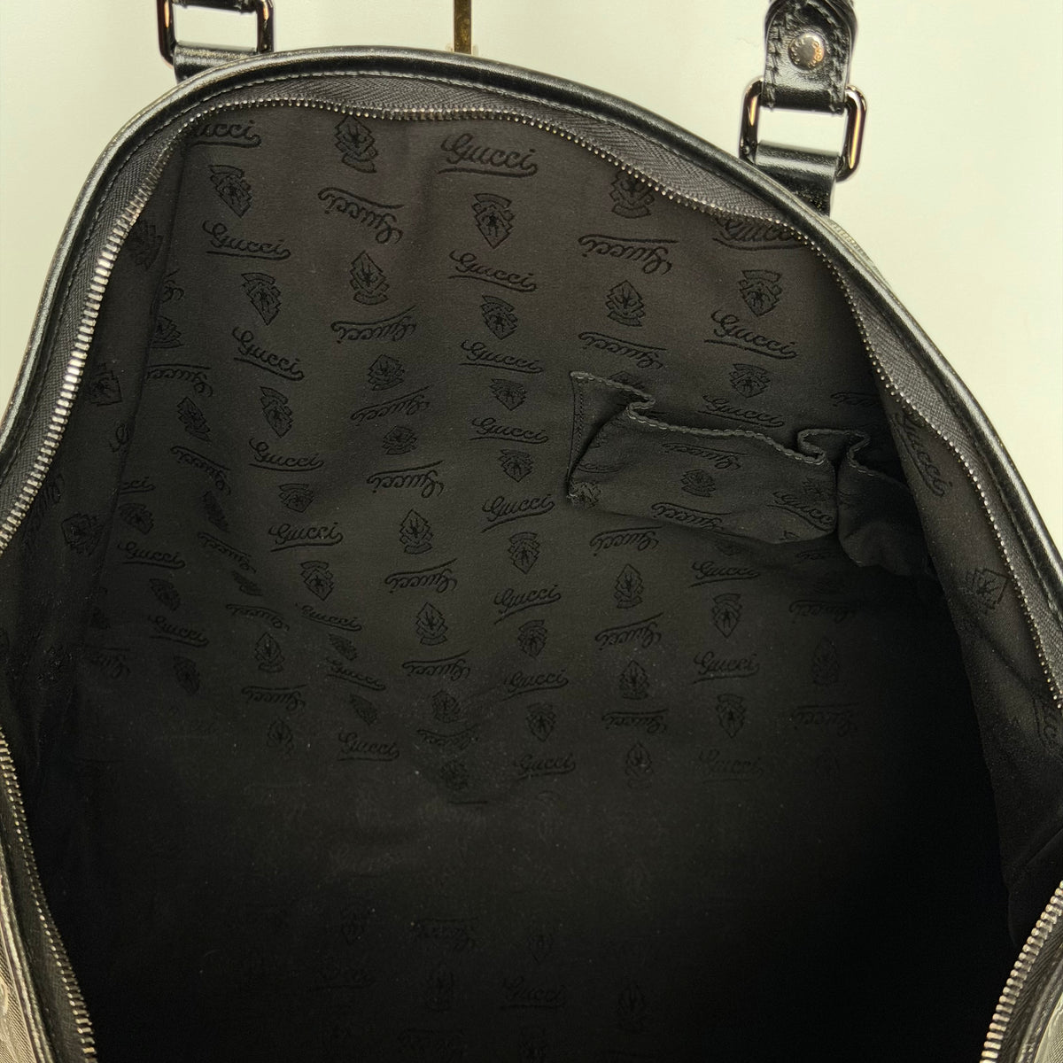 Gucci Black Imprime Tote Bag