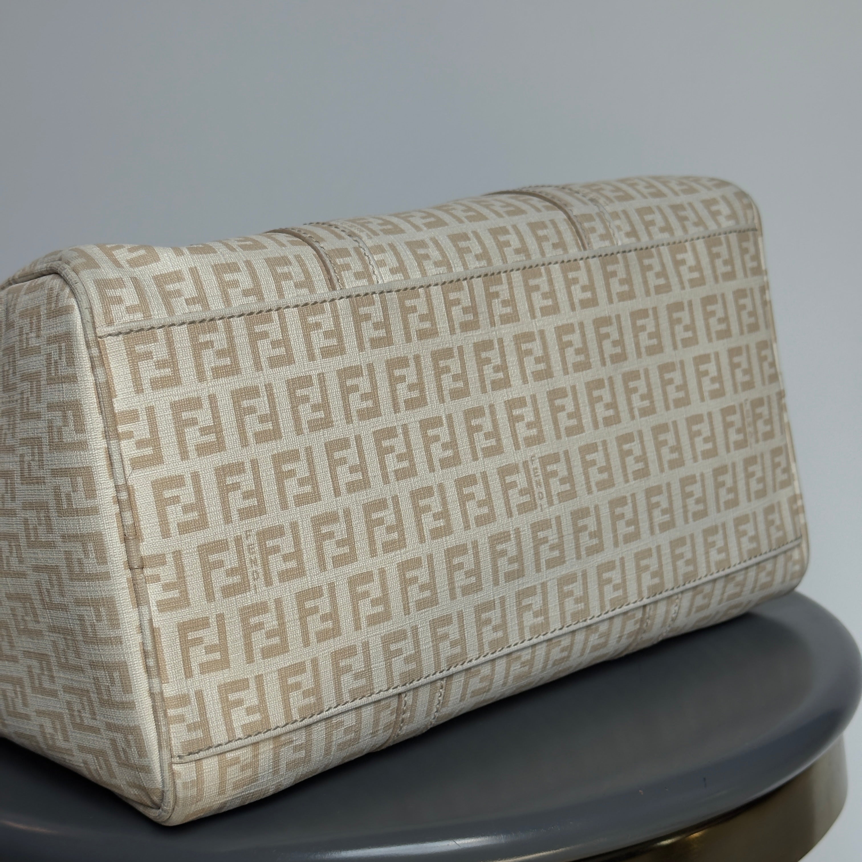 Fendi Zucchino Boston Bag