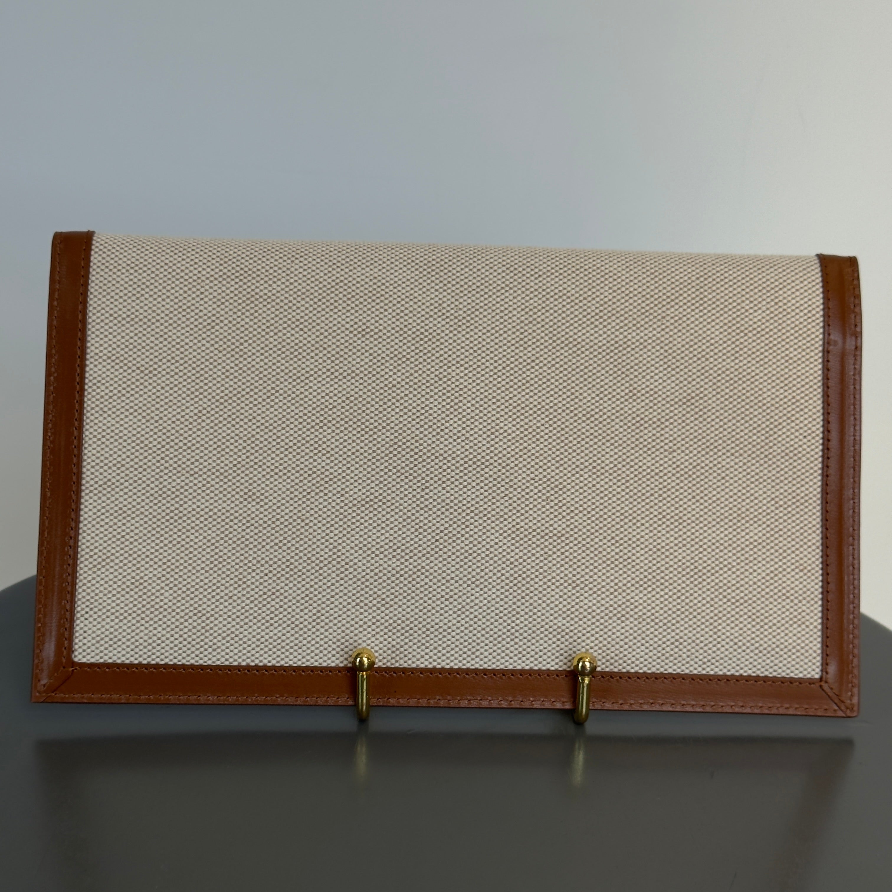 Saint Laurent Uptown Canvas Clutch