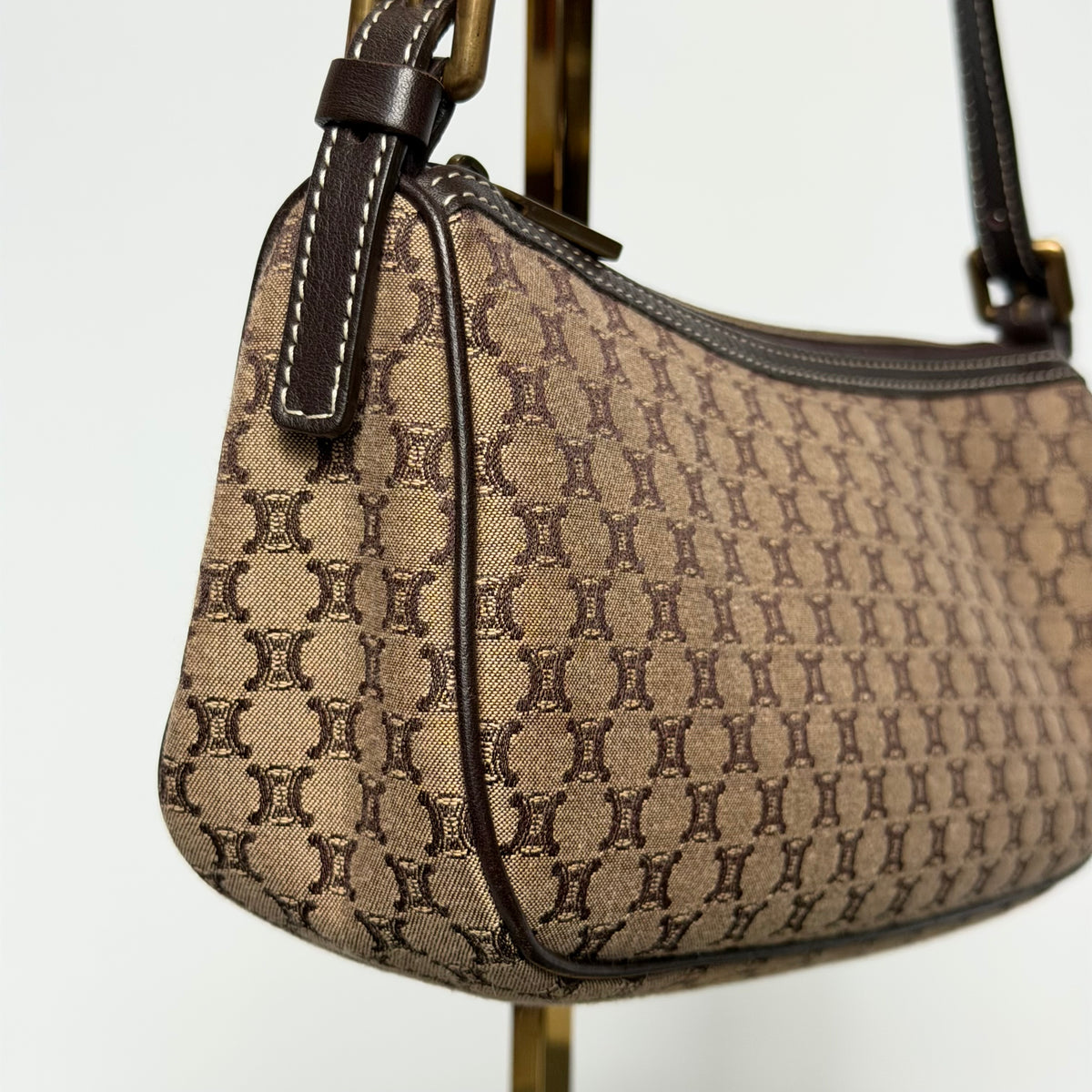 Celine Macadam Canvas Shoulder Bag