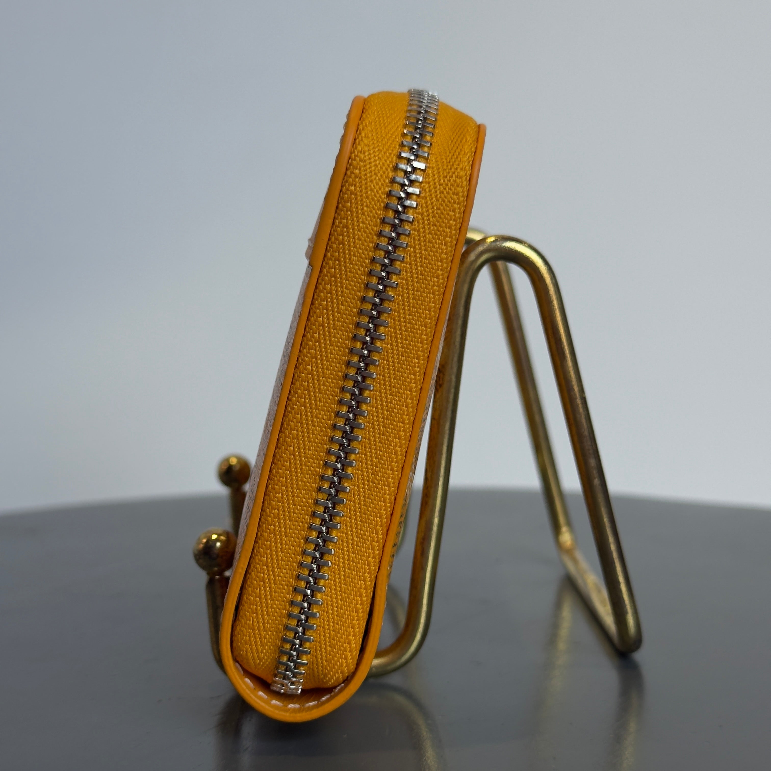 Goyard Yellow Compact Wallet