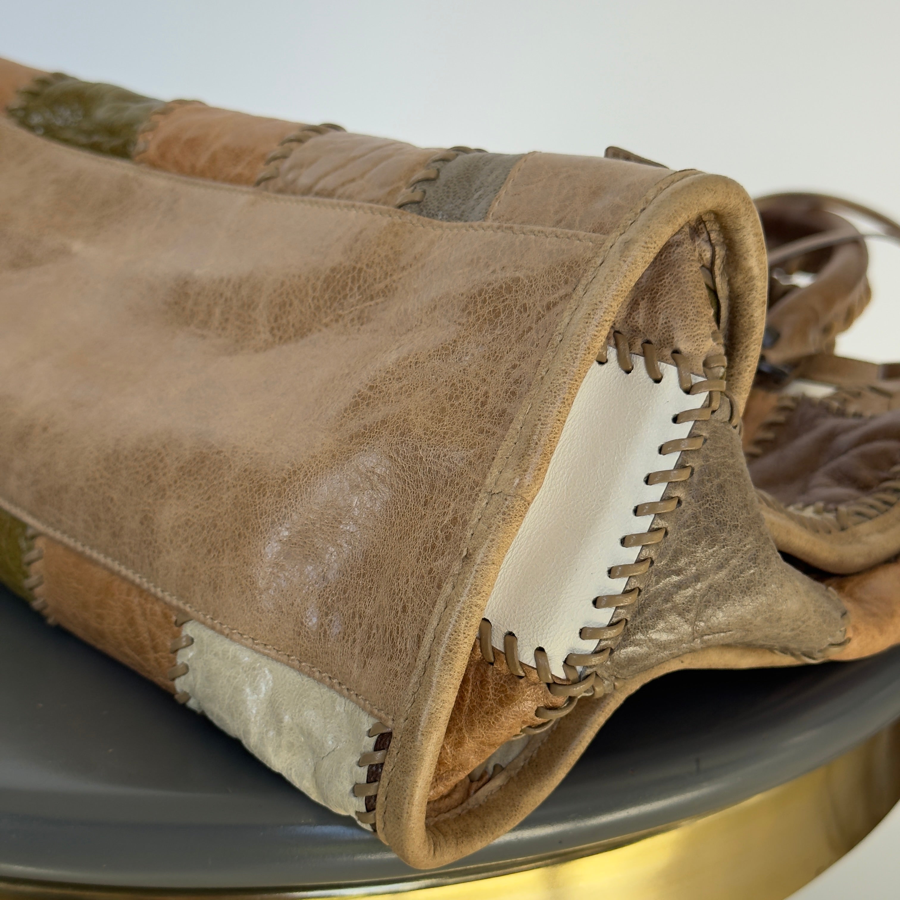 Balenciaga Agneau Patchwork City Bag - Queen May