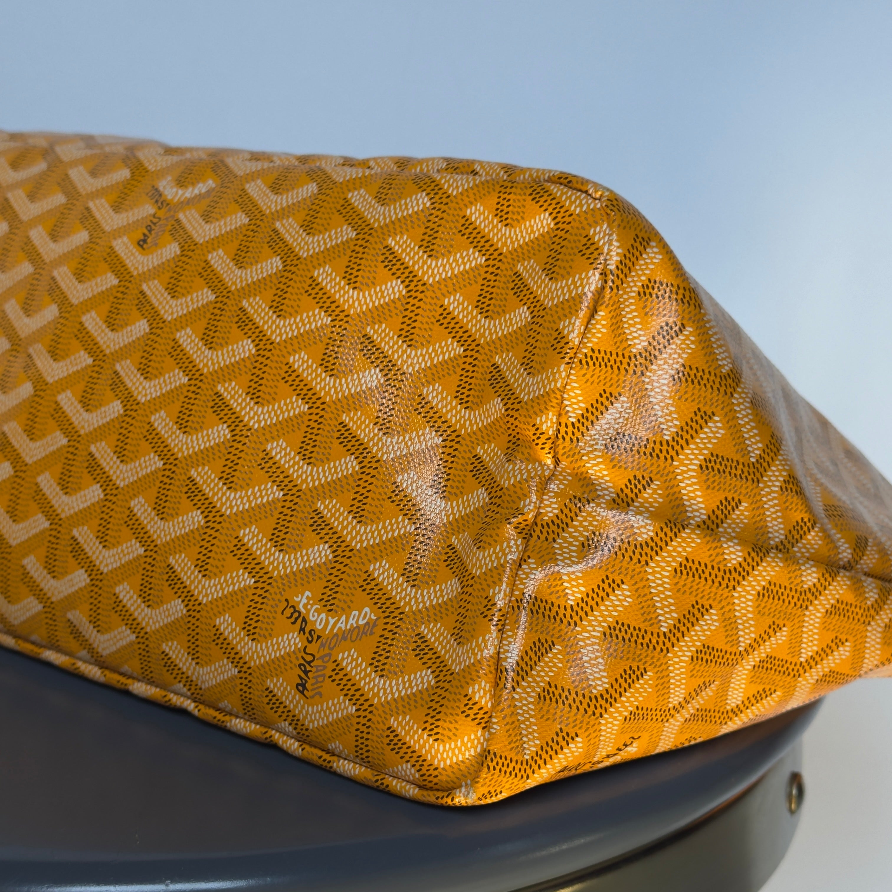 Goyard St Louis Tote Bag Yellow PM