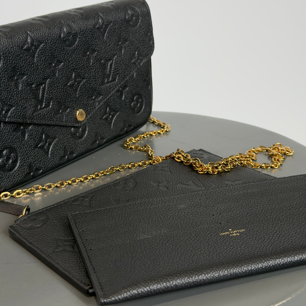 Louis Vuitton Felicie Empreinte Black Pochette