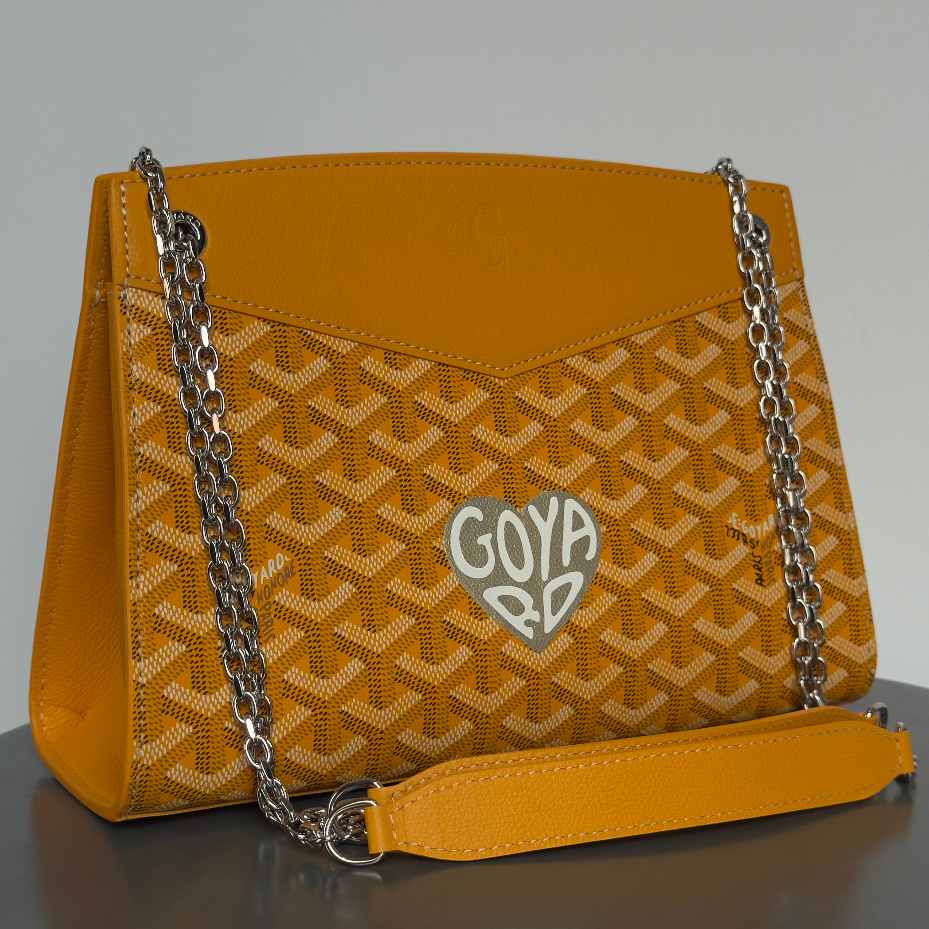 Goyard Yellow Rouette Chain