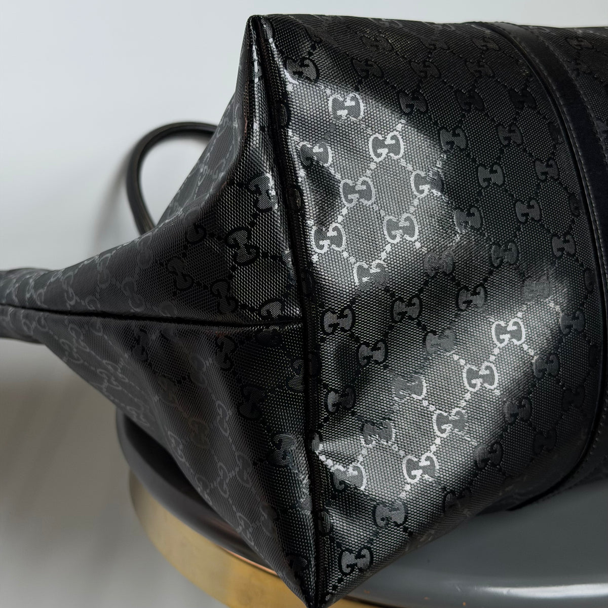 Gucci Black Imprime Tote Bag