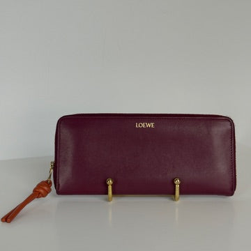 Loewe Knot Slim Leather Continental Wallet - Queen May