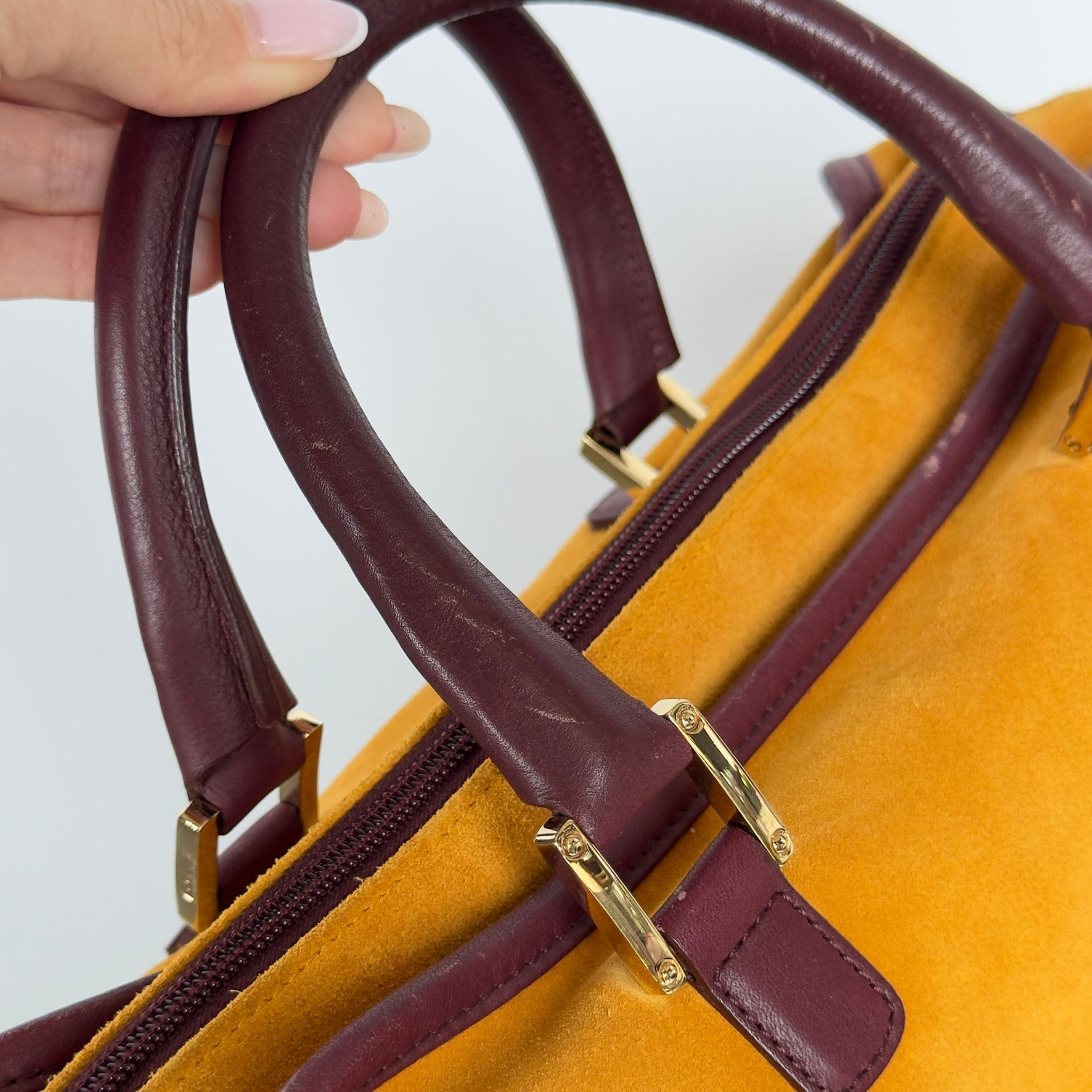Loewe Suede Anagram Amazona 40 - Queen May