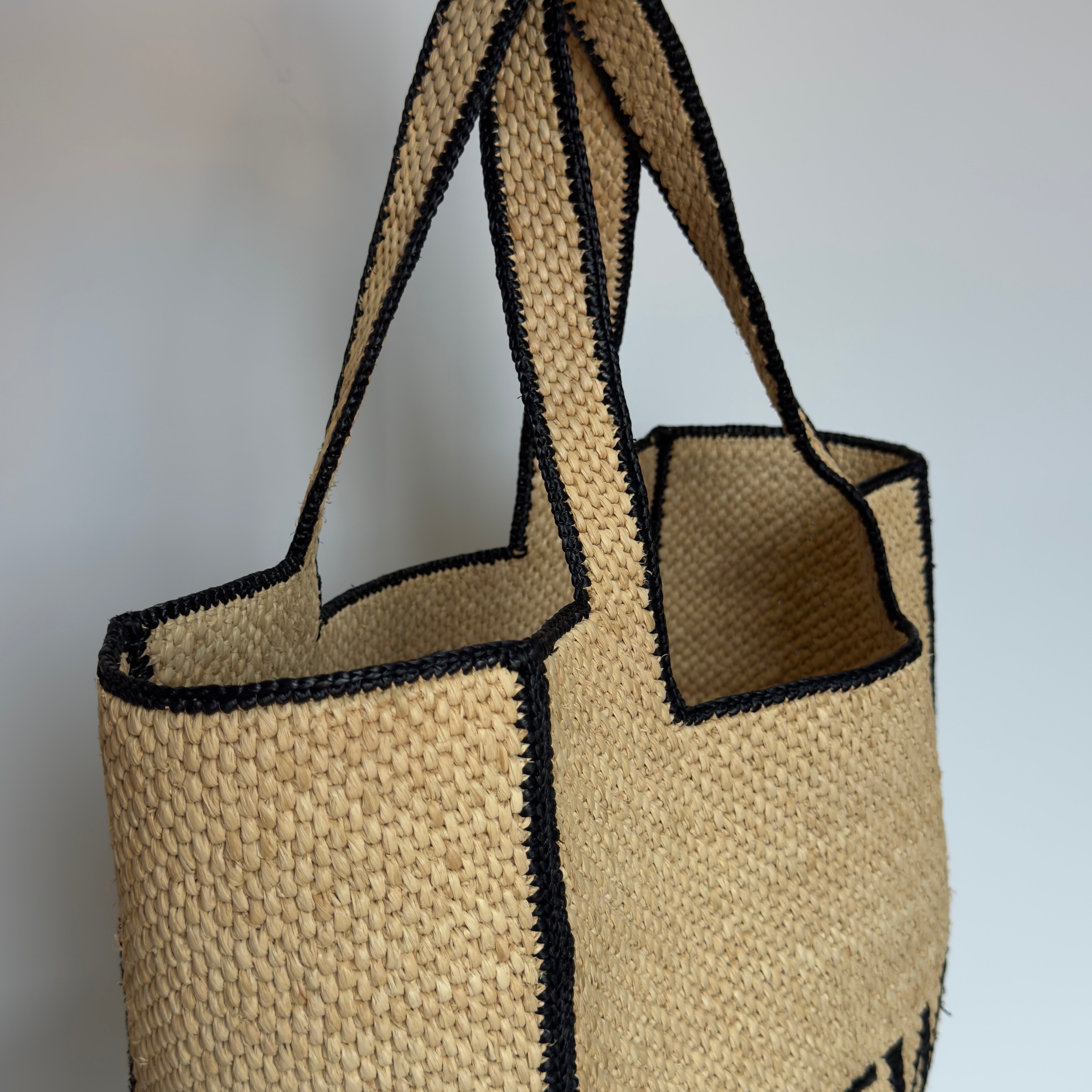 Loewe Paulas Ibiza Large Raffia Tote Bag