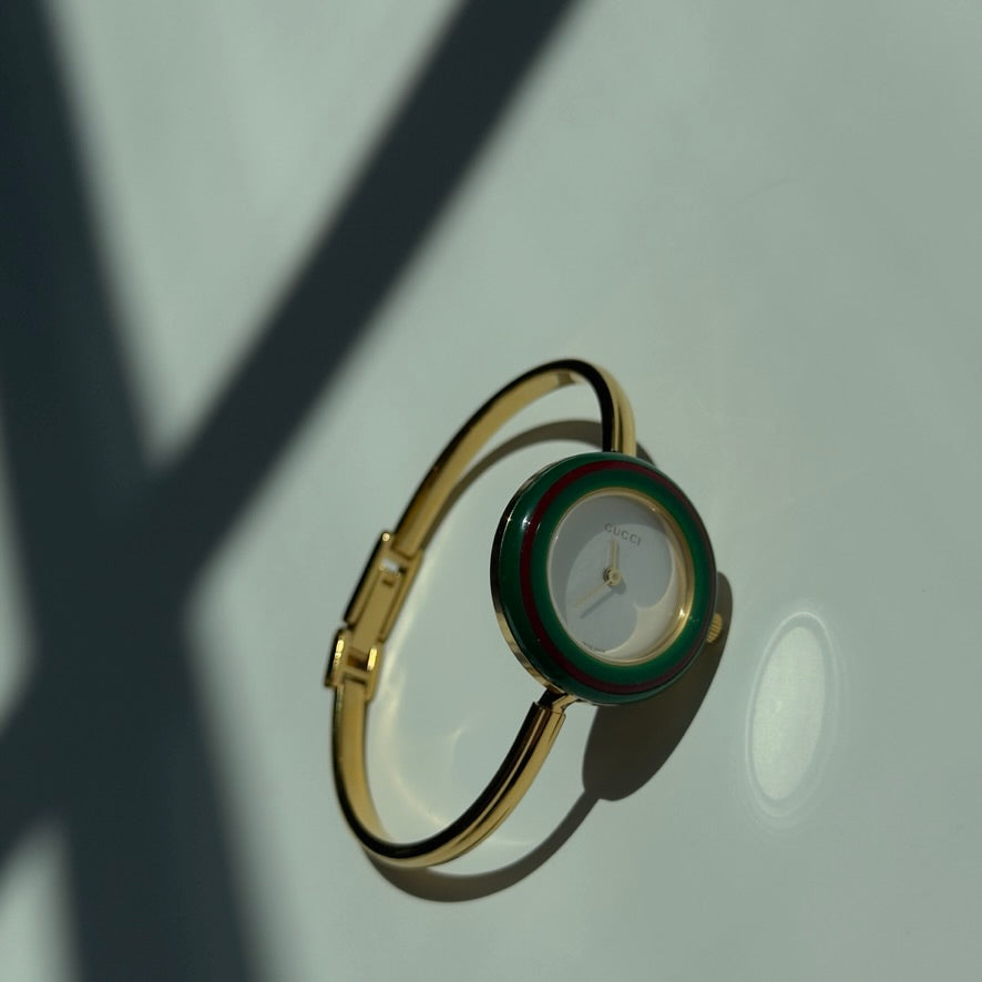 Vintage Gucci Interchangeable Bezel Watch - Queen May